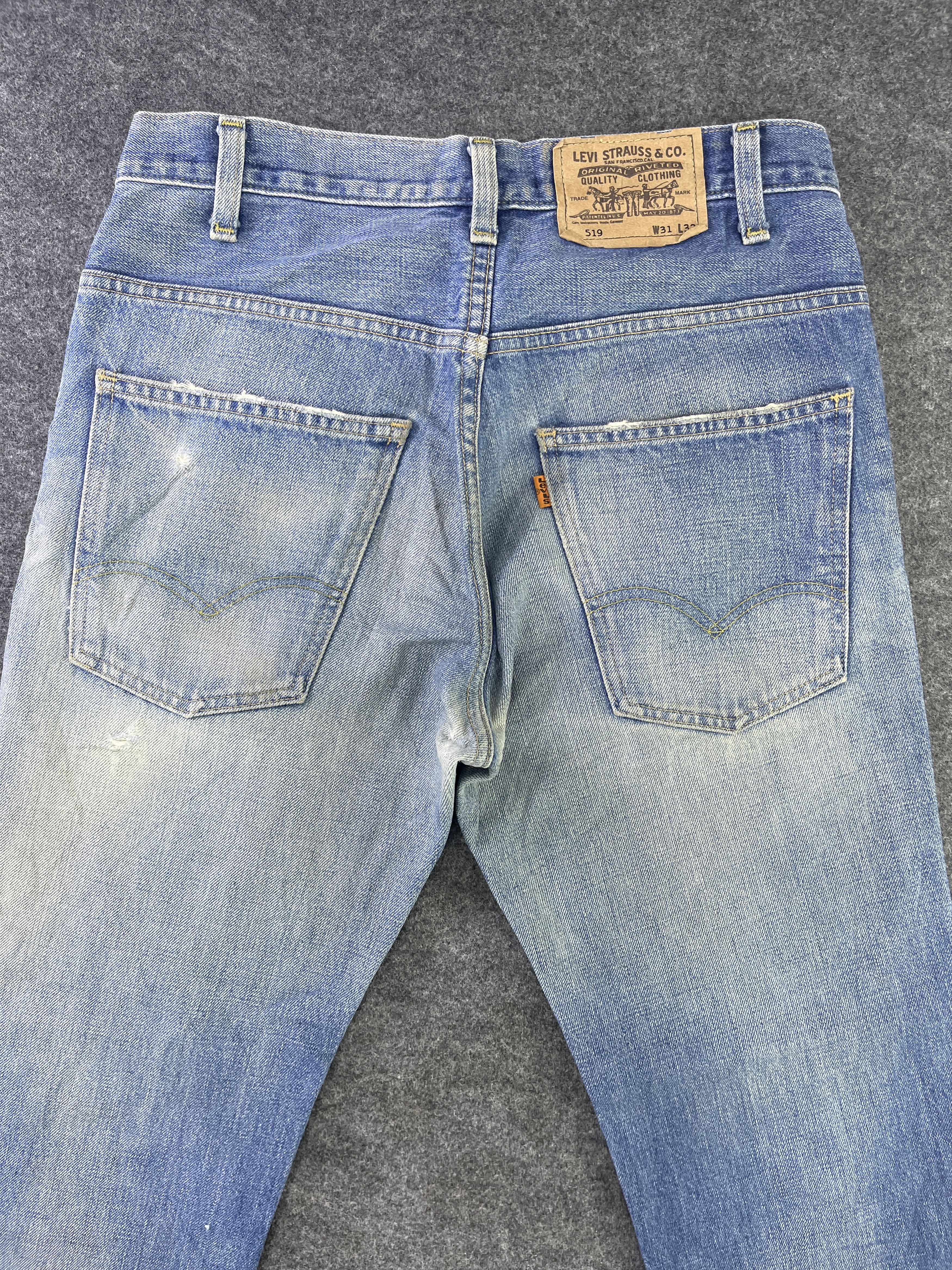 Levi's Vintage Levis 519 Distressed Jeans - J964 Size US 31 - 4 Thumbnail