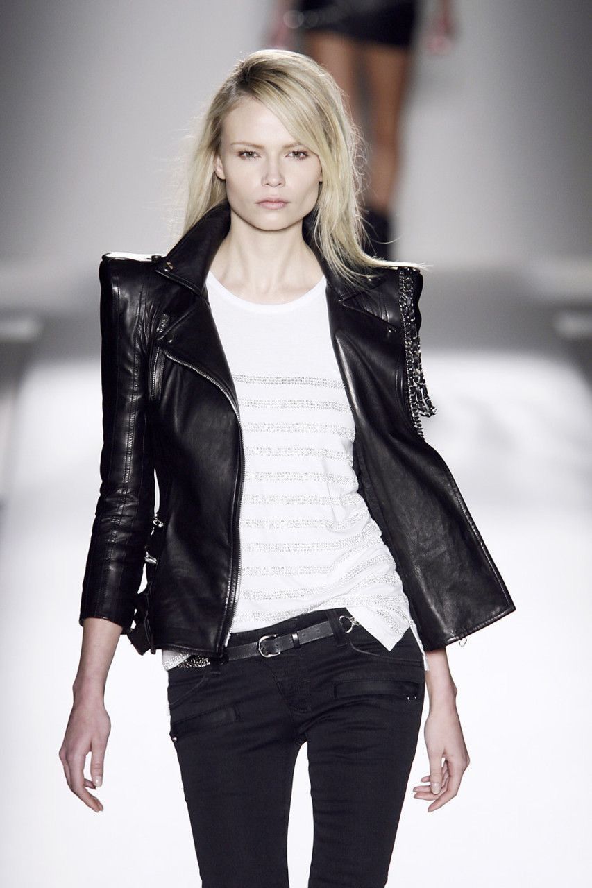Balmain Balmain FW09 Leather Rider by Christophe Decarnin Size XS / US 0-2 / IT 36-38 - 2 Thumbnail
