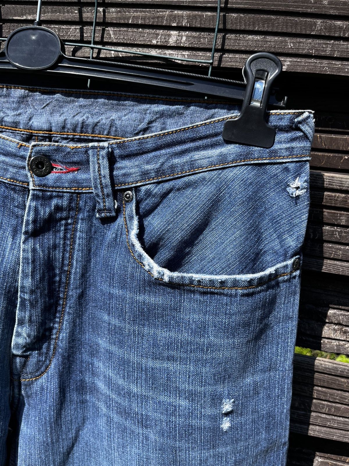 Yves Saint Laurent 🔴 YSL YVES SAINT LAURENT LUXURY DENIM Y2K STREETWEAR JEANS Size US 32 / EU 48 - 7 Thumbnail