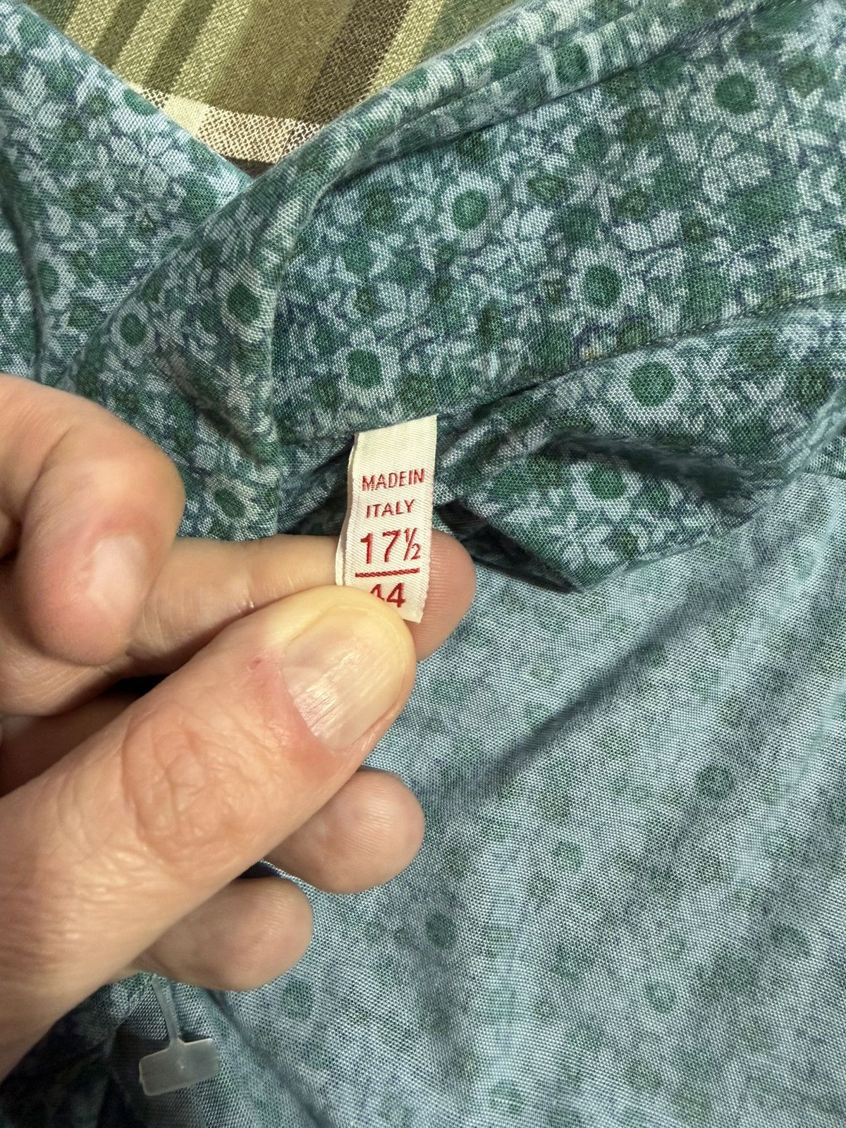 Isaia NWOT Isaia Floral Shirt Size US XL / EU 56 / 4 - 5 Thumbnail