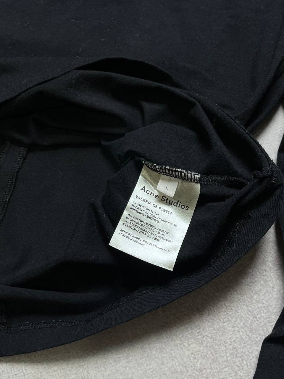 Acne Studios Vintage Acne Studios Black Turtleneck L Size US L / EU 52-54 / 3 - 5 Thumbnail