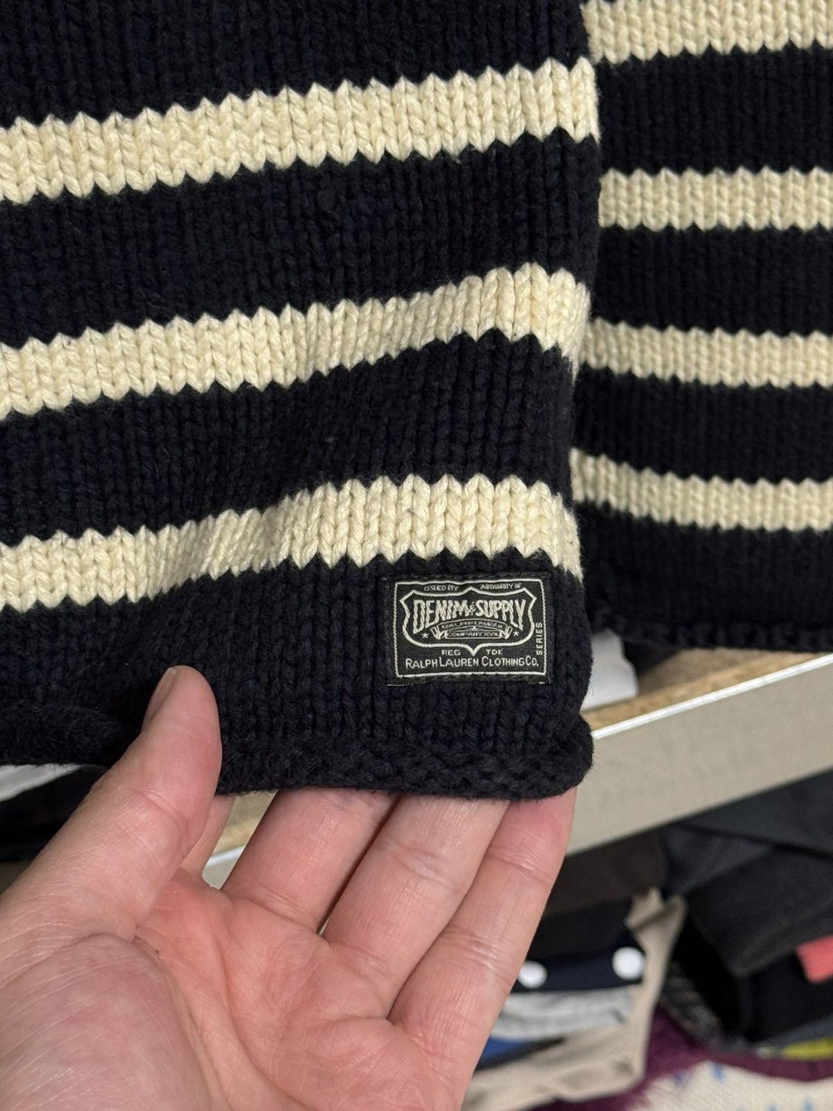Denim & Supply Ralph Lauren Denim & Supply Ralph Lauren Soft Knit Striped S Sweater RL Size US S / EU 44-46 / 1 - 4 Thumbnail