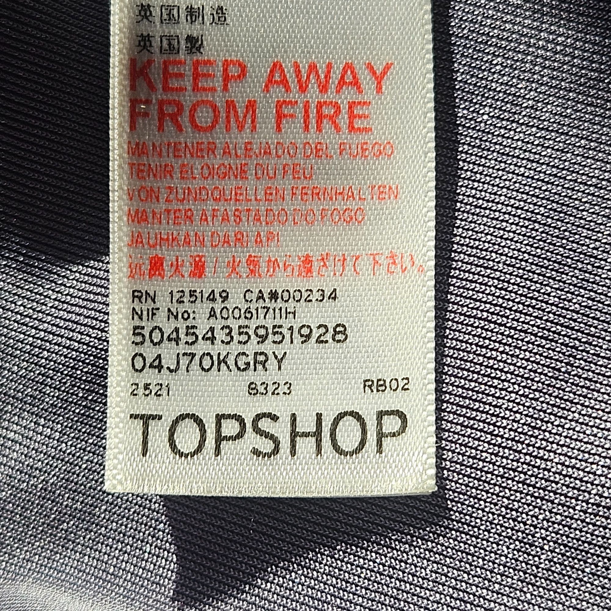 Topshop Topshop Women’s Velvet Slip Dress Silver XS – Whimsygoth, Y2 Size M / US 6-8 / IT 42-44 - 7 Thumbnail