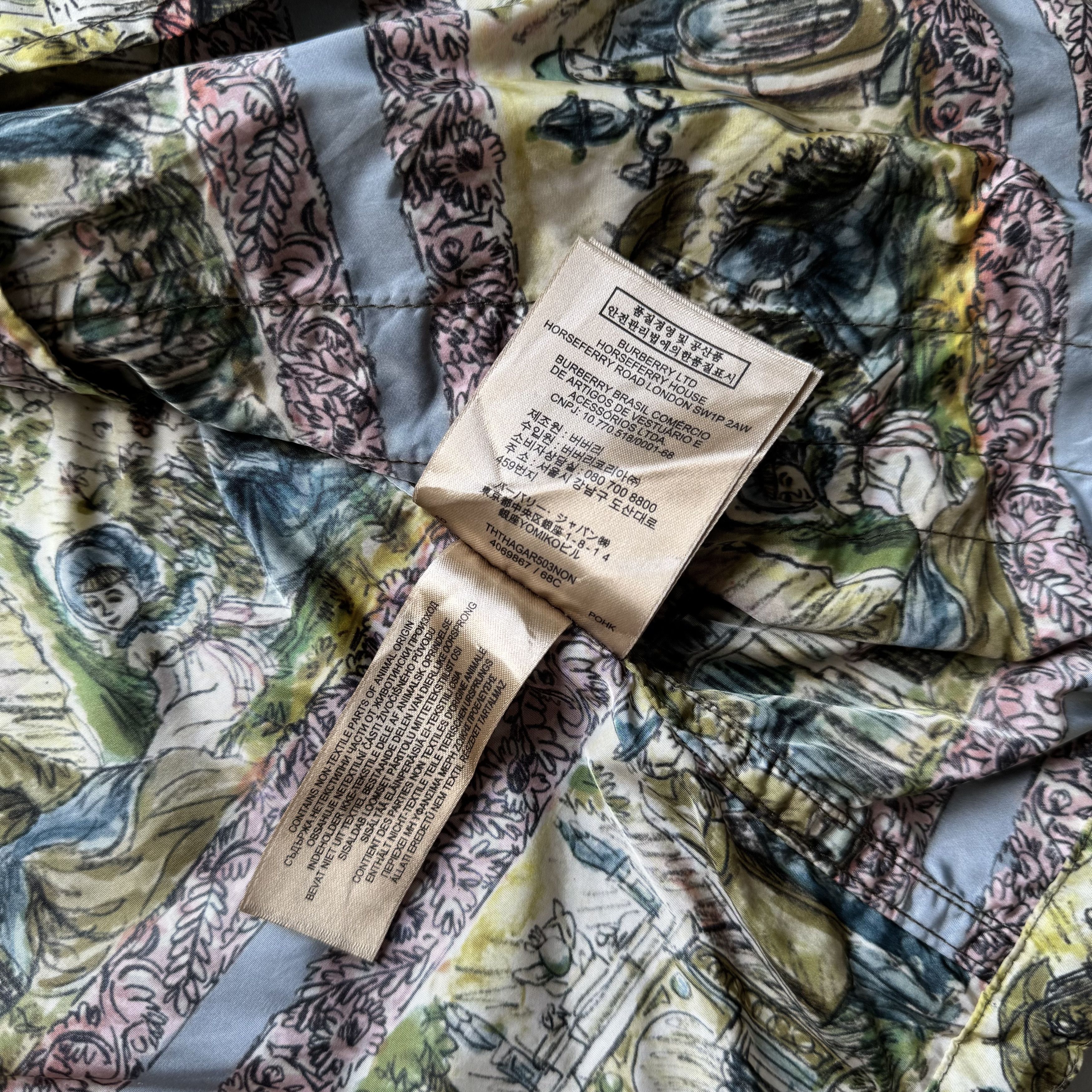 Burberry Burberry Illustrated Scene Print Nylon Jacket Size US L / EU 52-54 / 3 - 12 Thumbnail