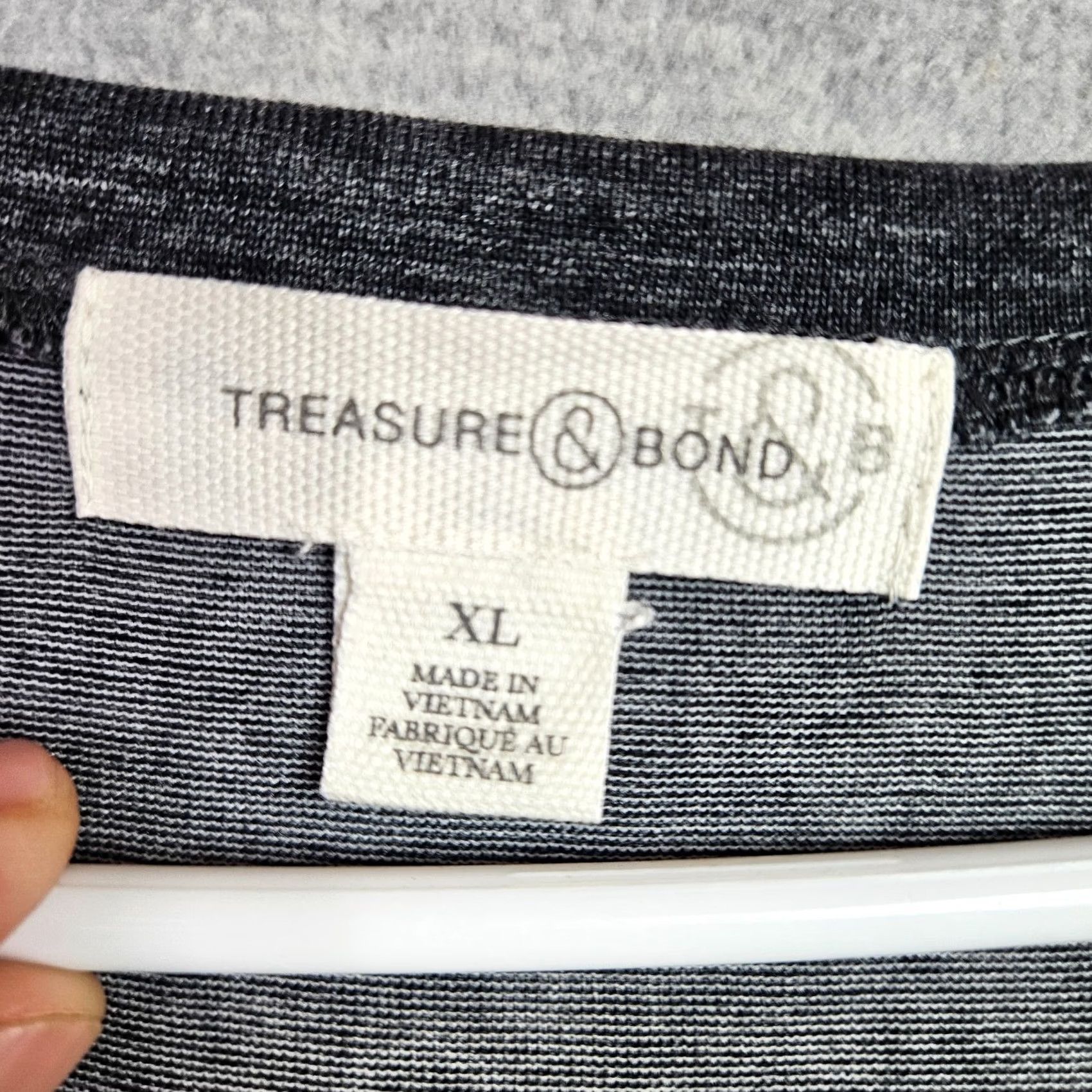 Treasure & Bond Treasure & Bond XL Gray Charcoal Heather Ruched Tank Dress Sleeveless Size XL / US 12-14 / IT 48-50 - 5 Thumbnail