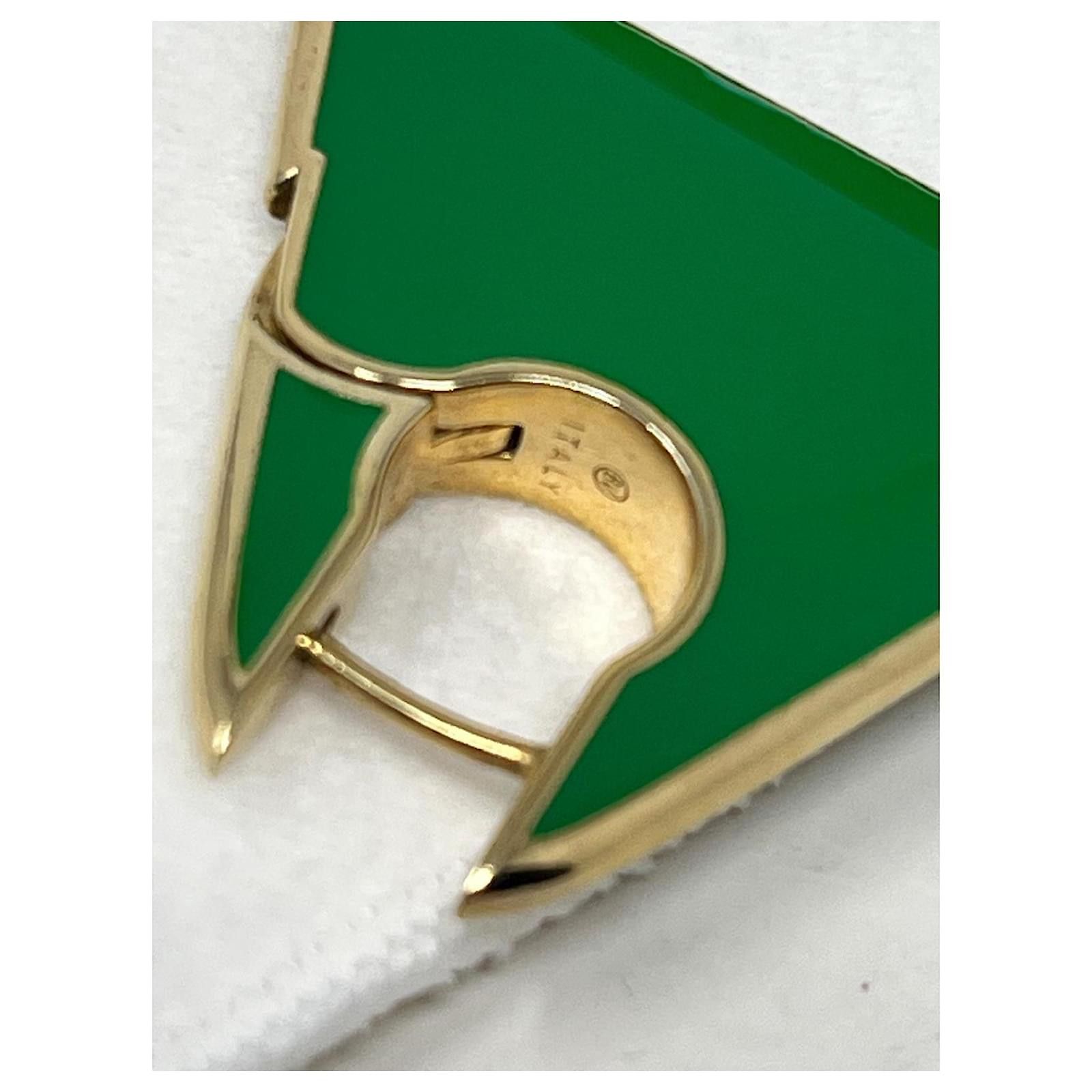 Bottega Veneta o1n1vont1124 Size: OS / Sterling Earrings in Grass Size ONE SIZE - 3 Thumbnail