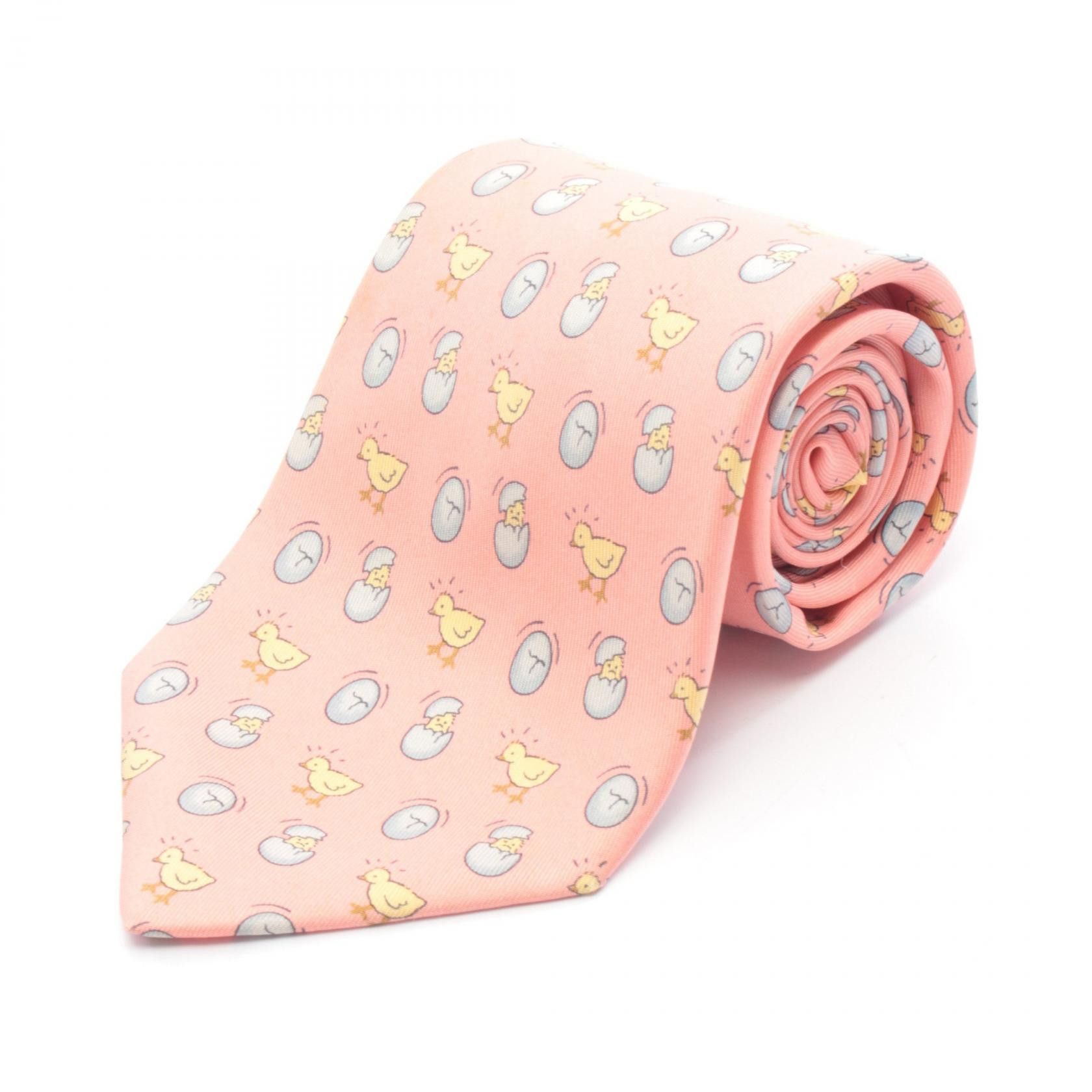 Hermes Hermes Hermes Silk Tie Textile Necktie DUTY FREE for USA Size ONE SIZE - 1 Thumbnail