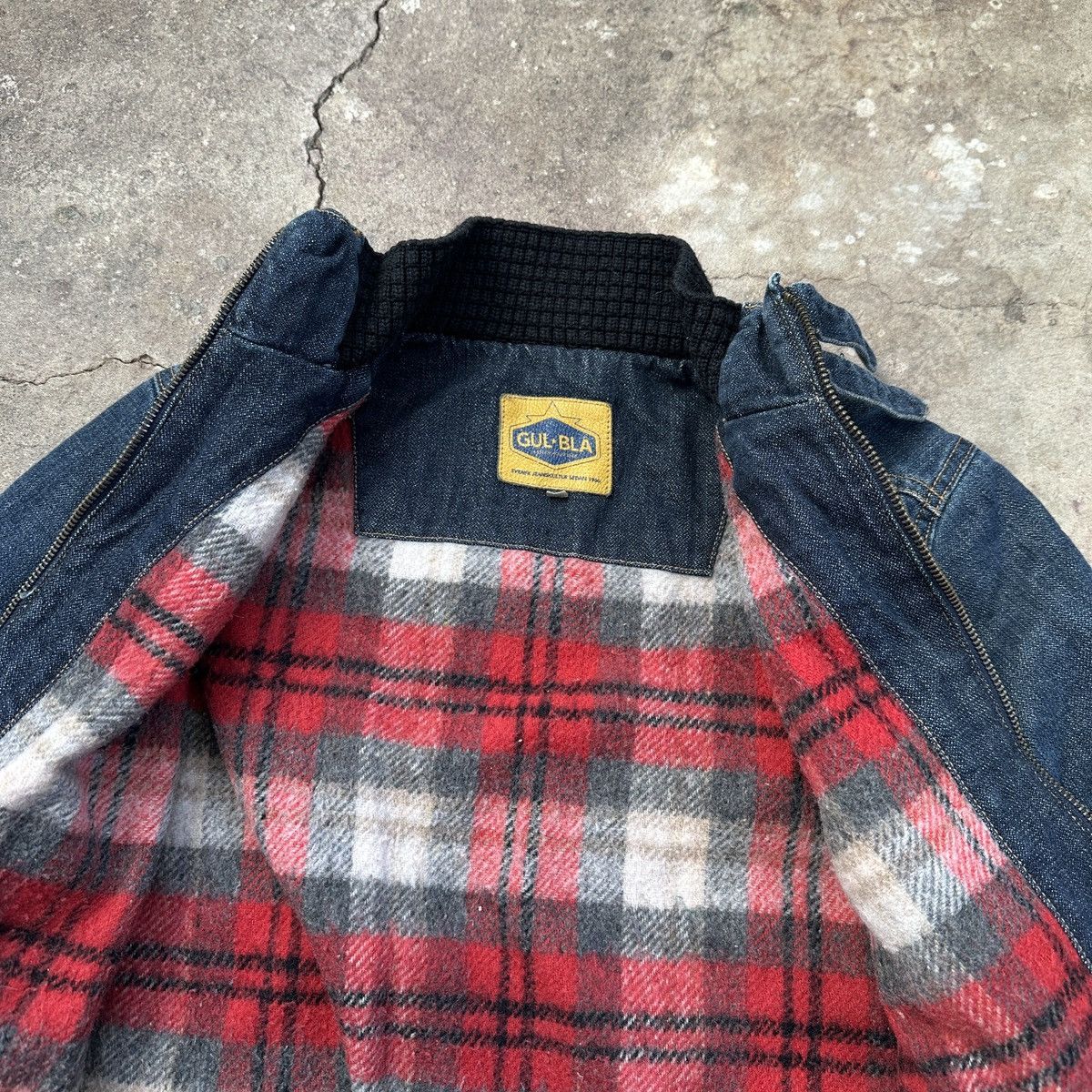Vintage Vintage Y2K Gul-Bla Denim Zip Jacket Size M / US 6-8 / IT 42-44 - 7 Thumbnail