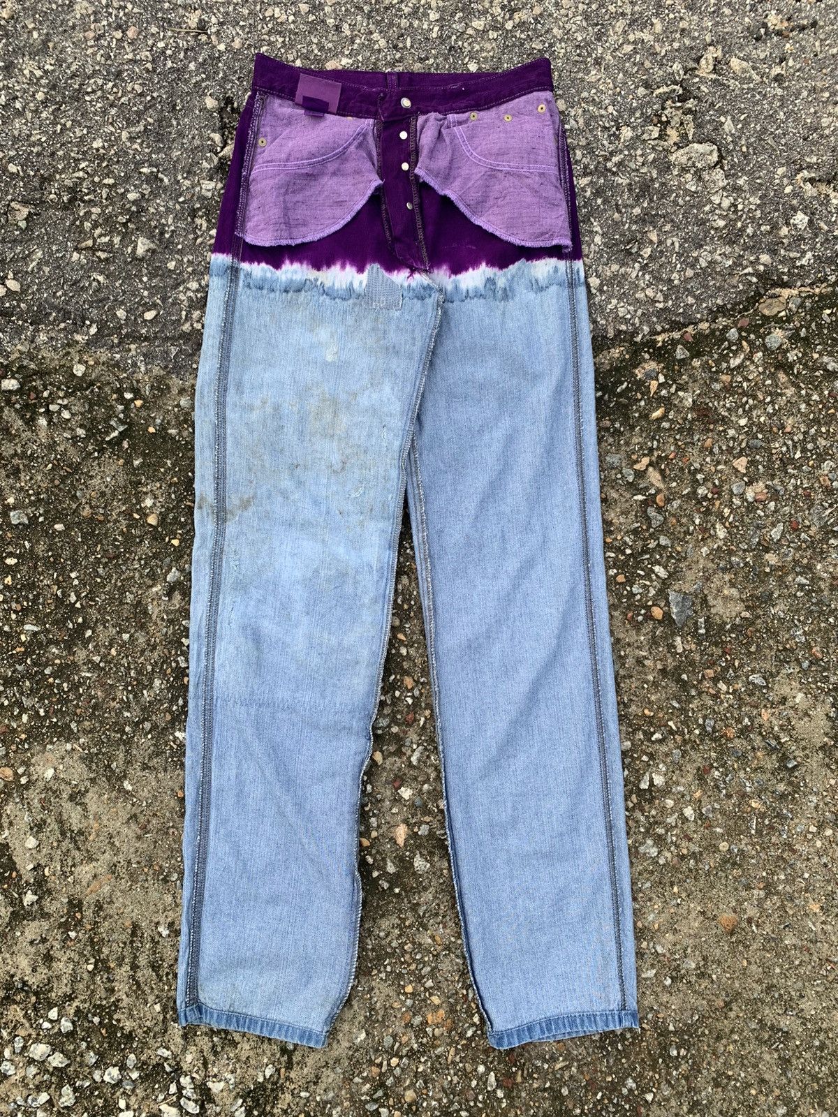 Fendi FENDI TIE DYE DENIM JEANS Size 29" - 13 Thumbnail