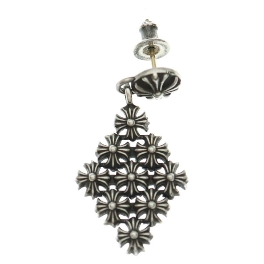 Chrome Hearts Chrome Hearts Chainmail Plus Cross Drop Earring Size ONE SIZE - 1 Thumbnail