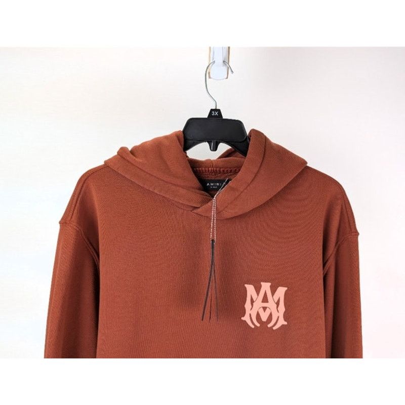 Amiri o1rshd1 MA Core Logo Hoodie in Clay / Peach Size US XL / EU 56 / 4 - 2 Thumbnail