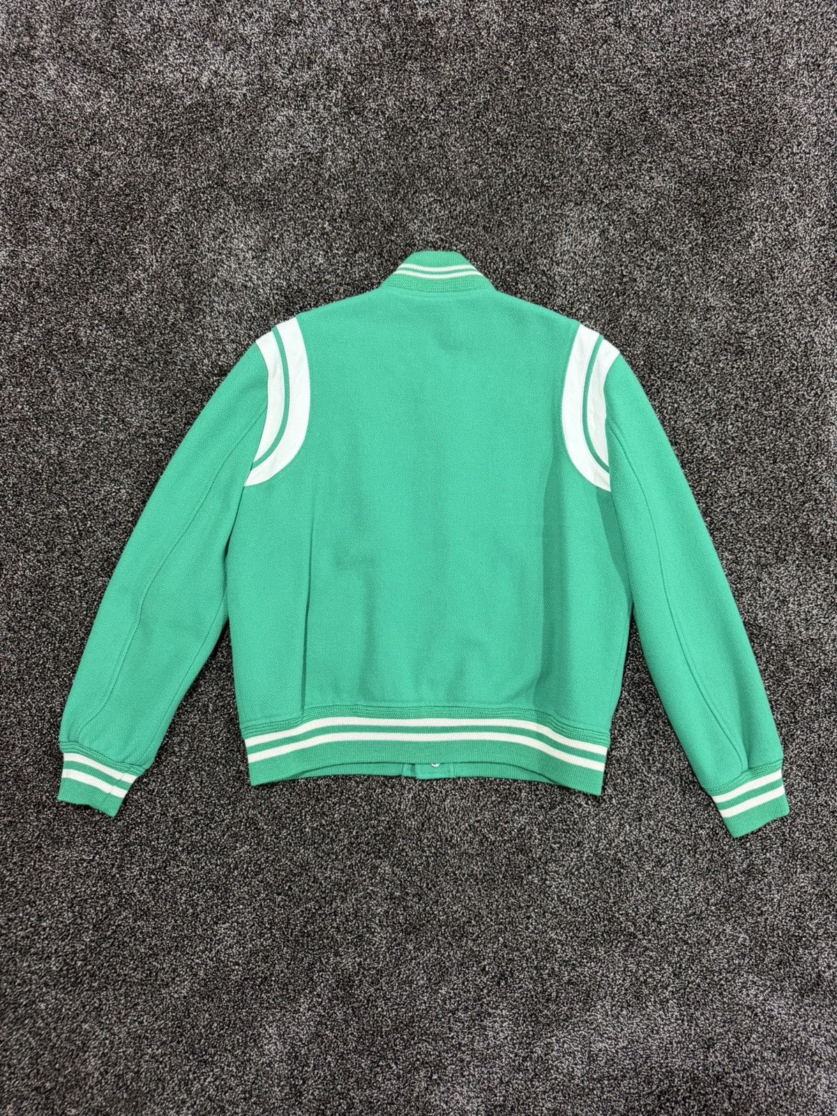Saint Laurent Paris Saint Laurent Paris x Hedi 2016 Teddy Varsity Green Jacket Size US L / EU 52-54 / 3 - 17 Thumbnail