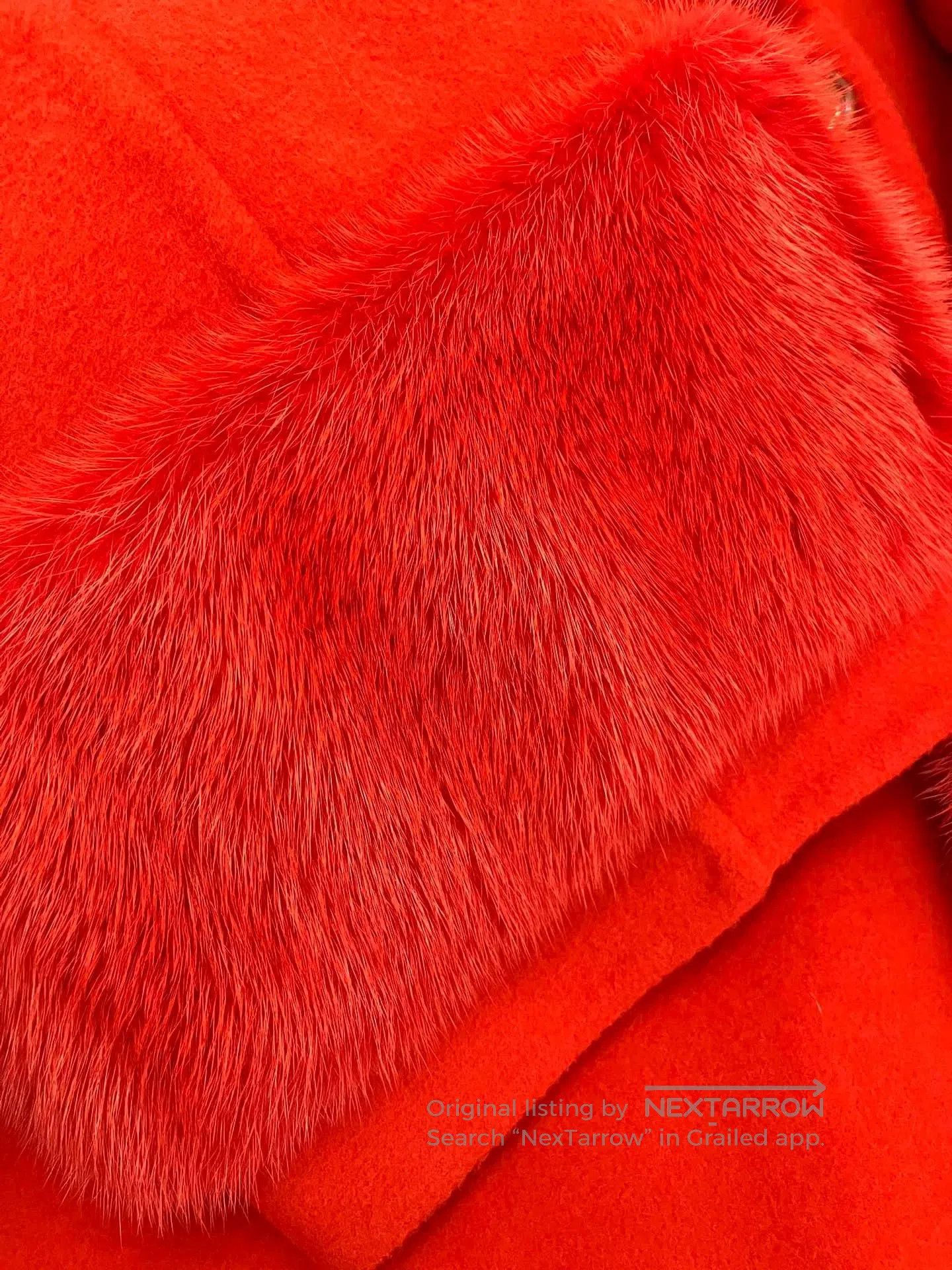 Ermanno Scervino Ermanno Scervino Red Wool Coat. Size M / US 6-8 / IT 42-44 - 7 Thumbnail
