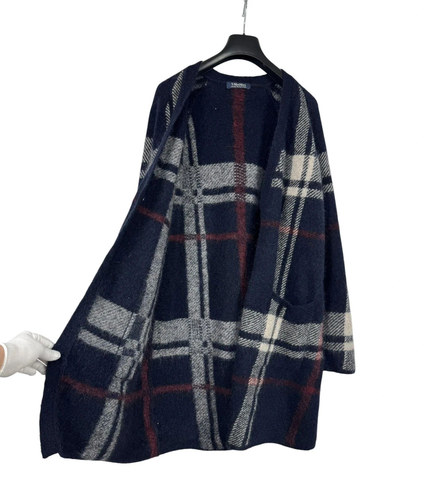 Max Mara S’ Max Mara Wool Mohair Cardigan Plaid size S Size S / US 4 / IT 40 - 11 Thumbnail