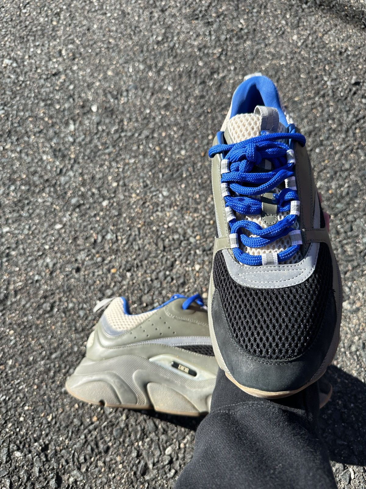 Dior Dior B22 Olive/Blue Size US 10 / EU 43 - 11 Thumbnail