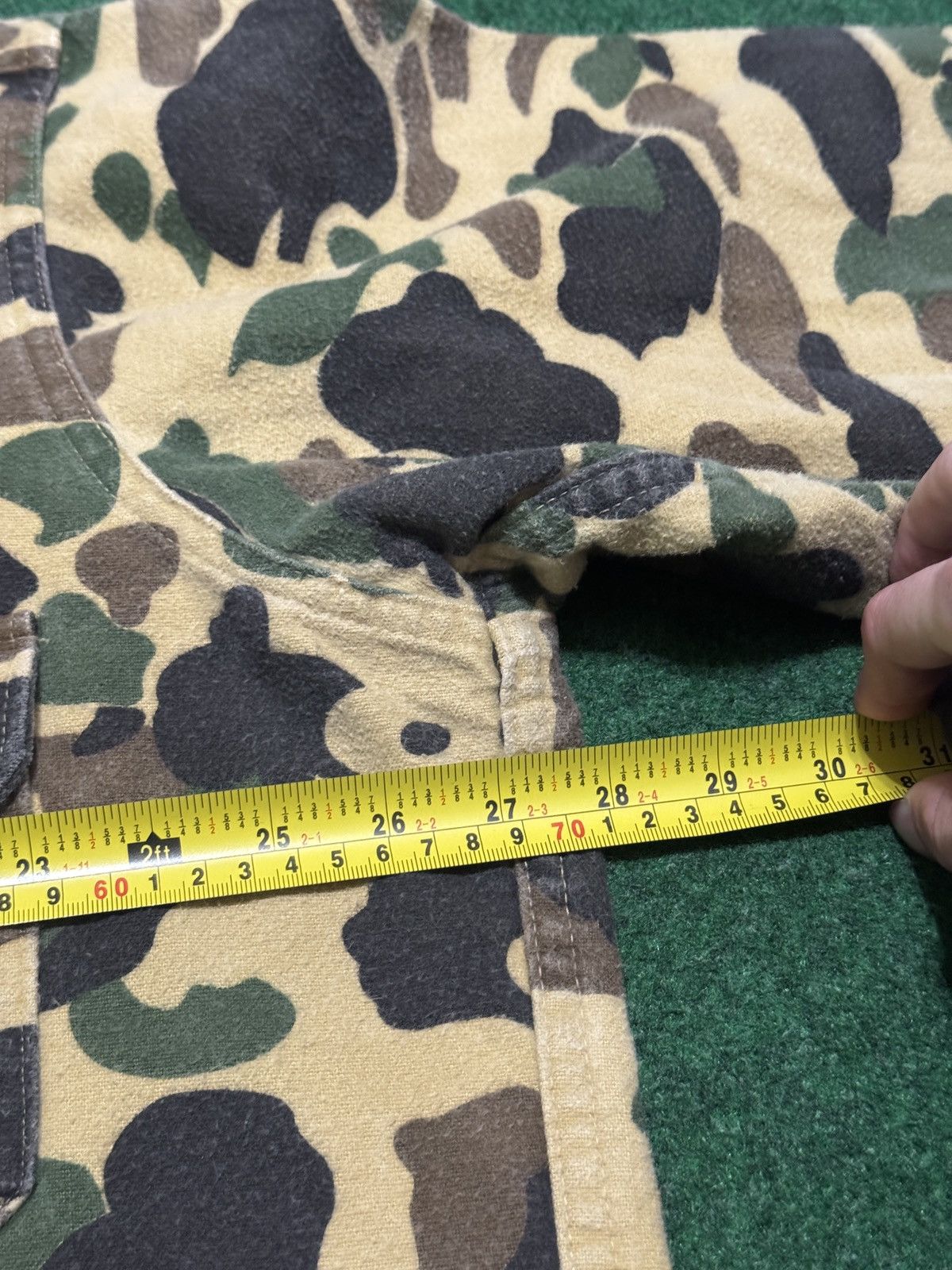 Woolrich Woolen Mills Woolrich Duck Camo Chamois Button Up Flannel 80s XXL Shirt Size US XXL / EU 58 / 5 - 5 Thumbnail