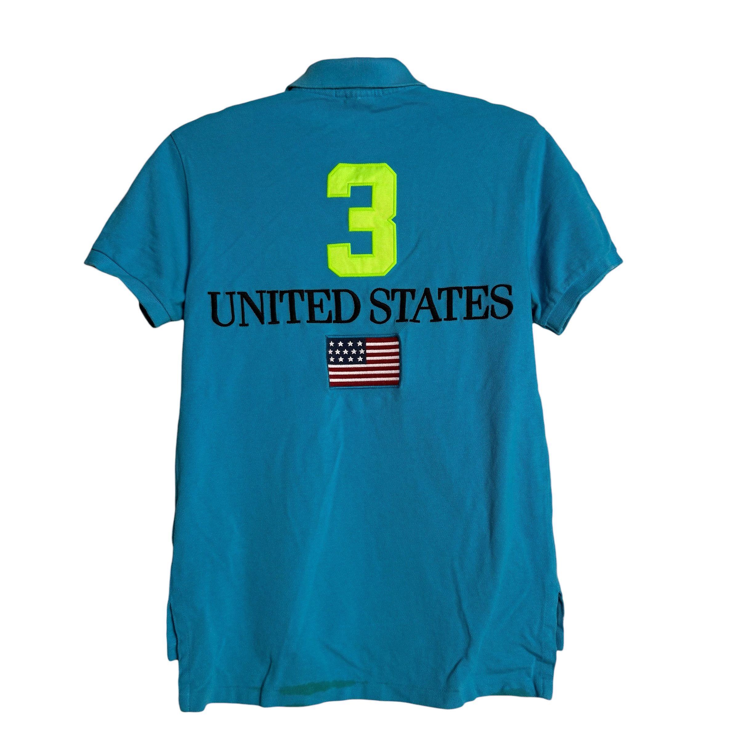 Polo Ralph Lauren 🔥RARE🔥Vintage Polo Ralph Lauren #3 USA Chief Keef Polo Size US S / EU 44-46 / 1 - 4 Thumbnail