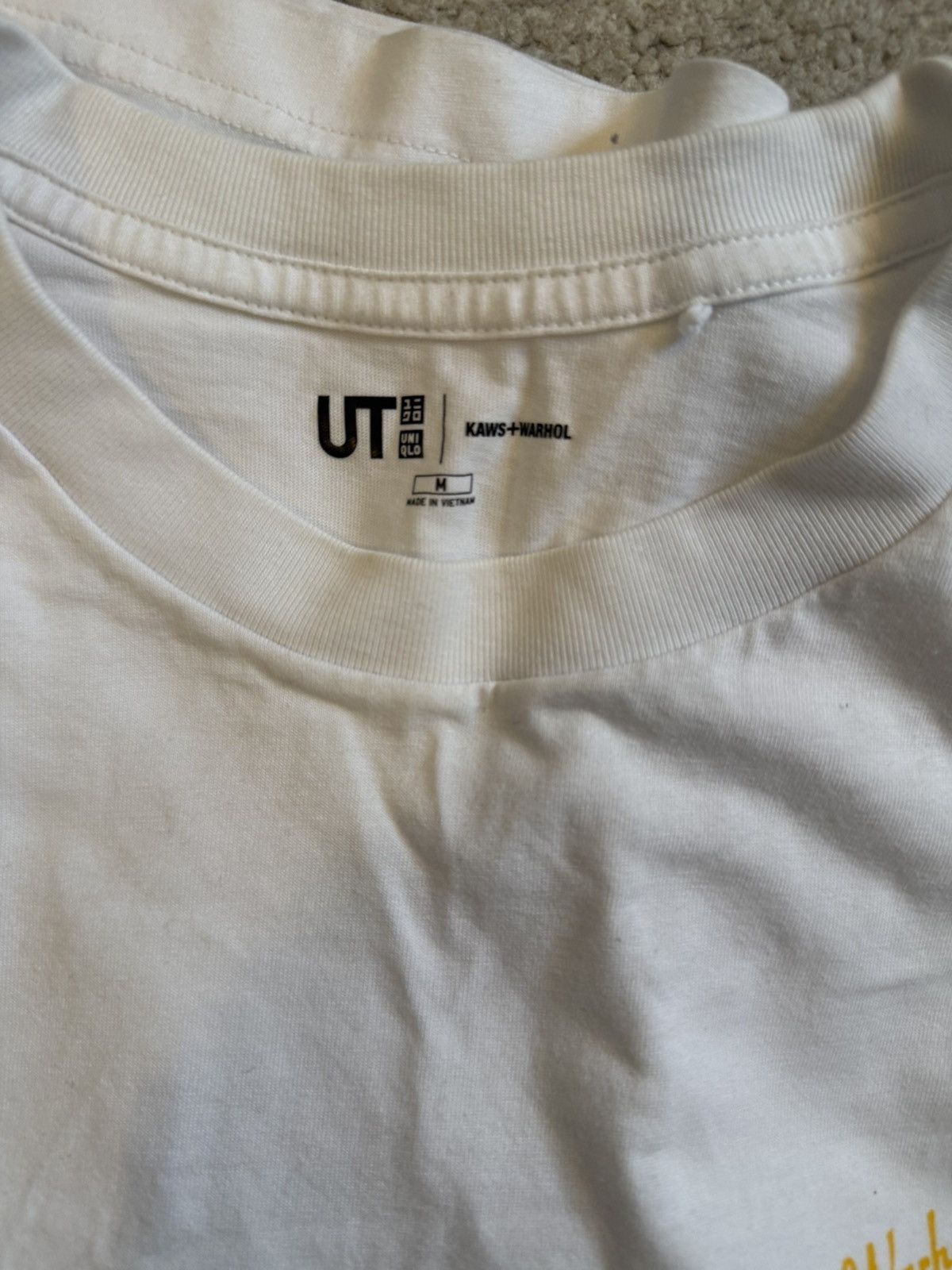 Andy Warhol × Kaws × Uniqlo White Kaws Uniqlo Shirt Size US M / EU 48-50 / 2 - 3 Thumbnail