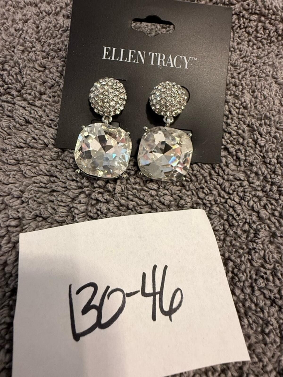 Other Ellen Tracy cubic zirconia rhinestone dangle post earrings Size ONE SIZE - 5 Thumbnail