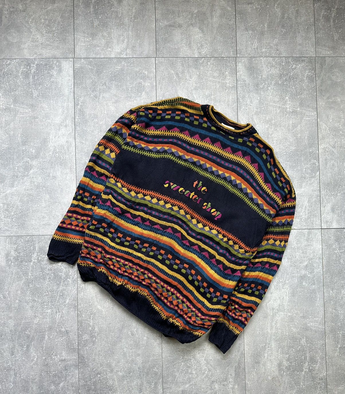 Aran Sweater Market Vintage Rare The Sweater Shop Googi Style Size US XL / EU 56 / 4 - 1 Thumbnail