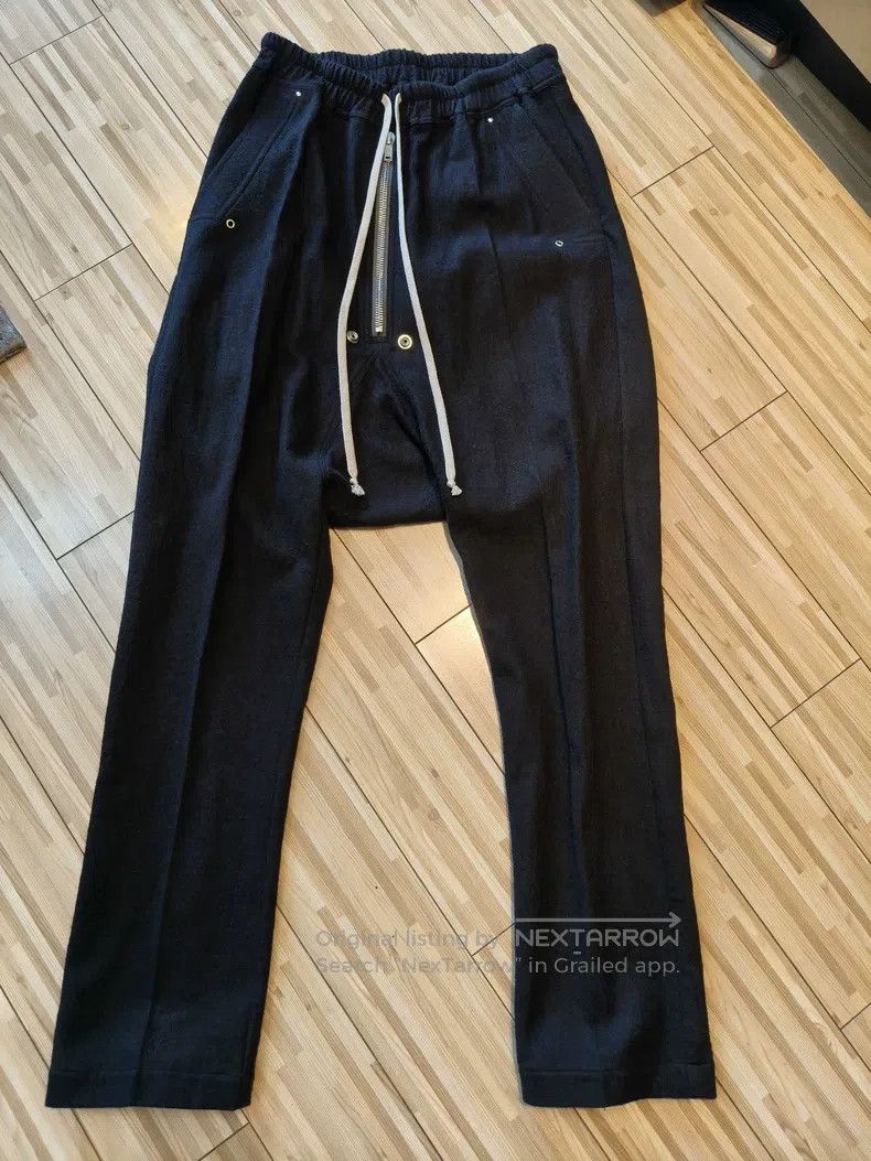 Rick Owens RICK OWENS 21 Autumn and Winter bela wool pants, size 46 Size US 30 / EU 46 - 1 Thumbnail
