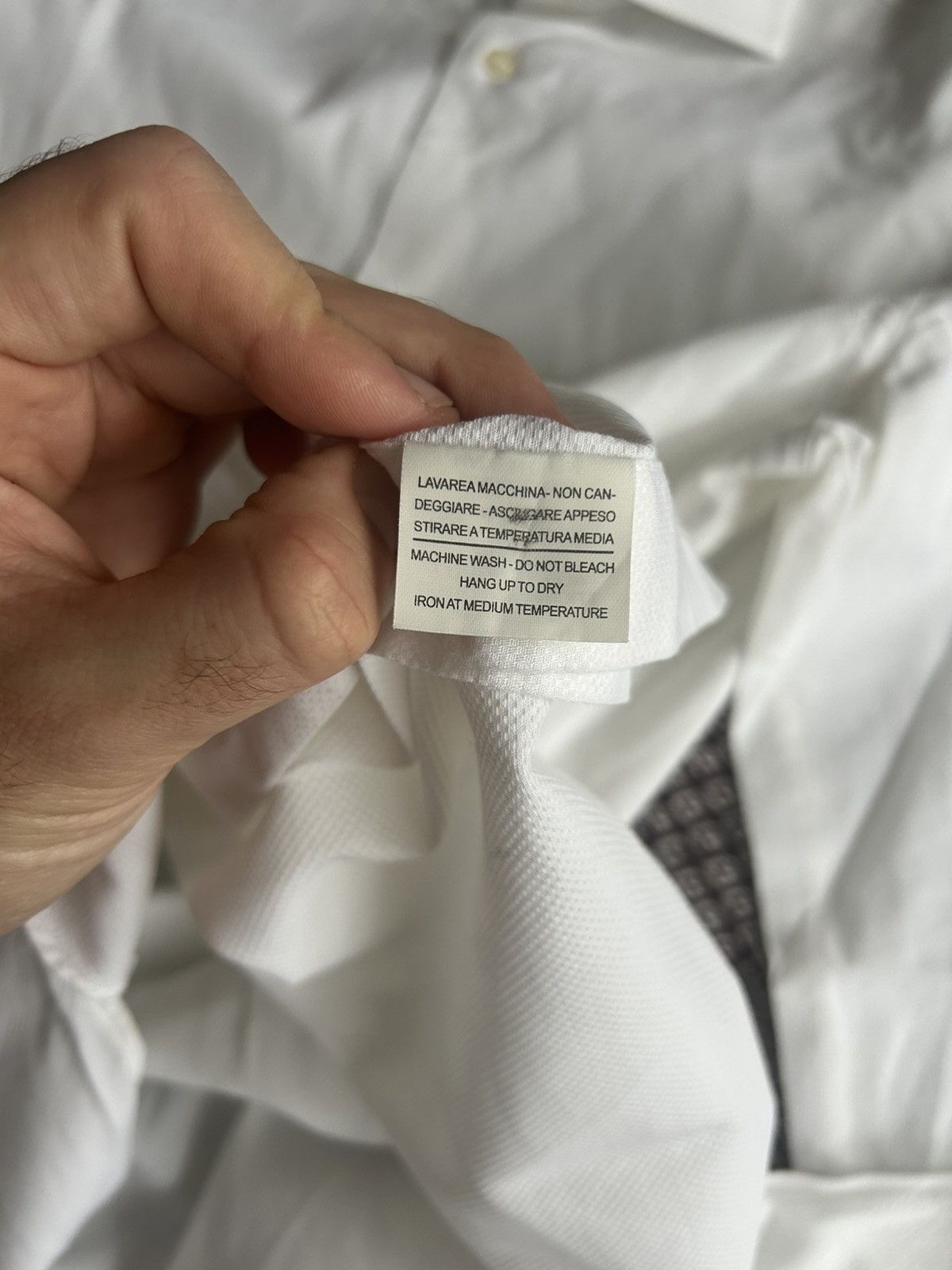Boggi Boggi Milano White Shirt Mens Regular Fit Solid Style Size M Size US M / EU 48-50 / 2 - 11 Thumbnail