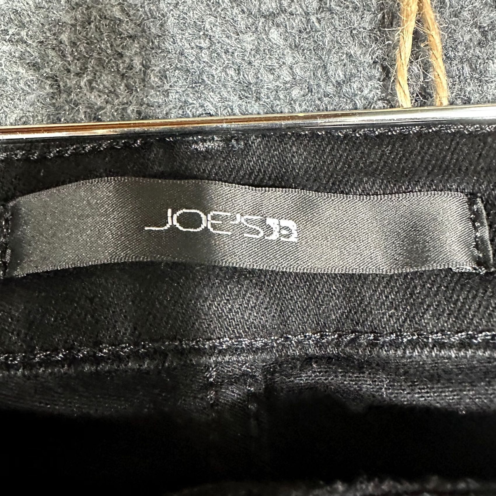 Vintage Joes Jeans The Skinny Jeans Womens 28 Black Cotton Stretch 5-Pocket Logo Size 28" / US 6 / IT 42 - 5 Thumbnail