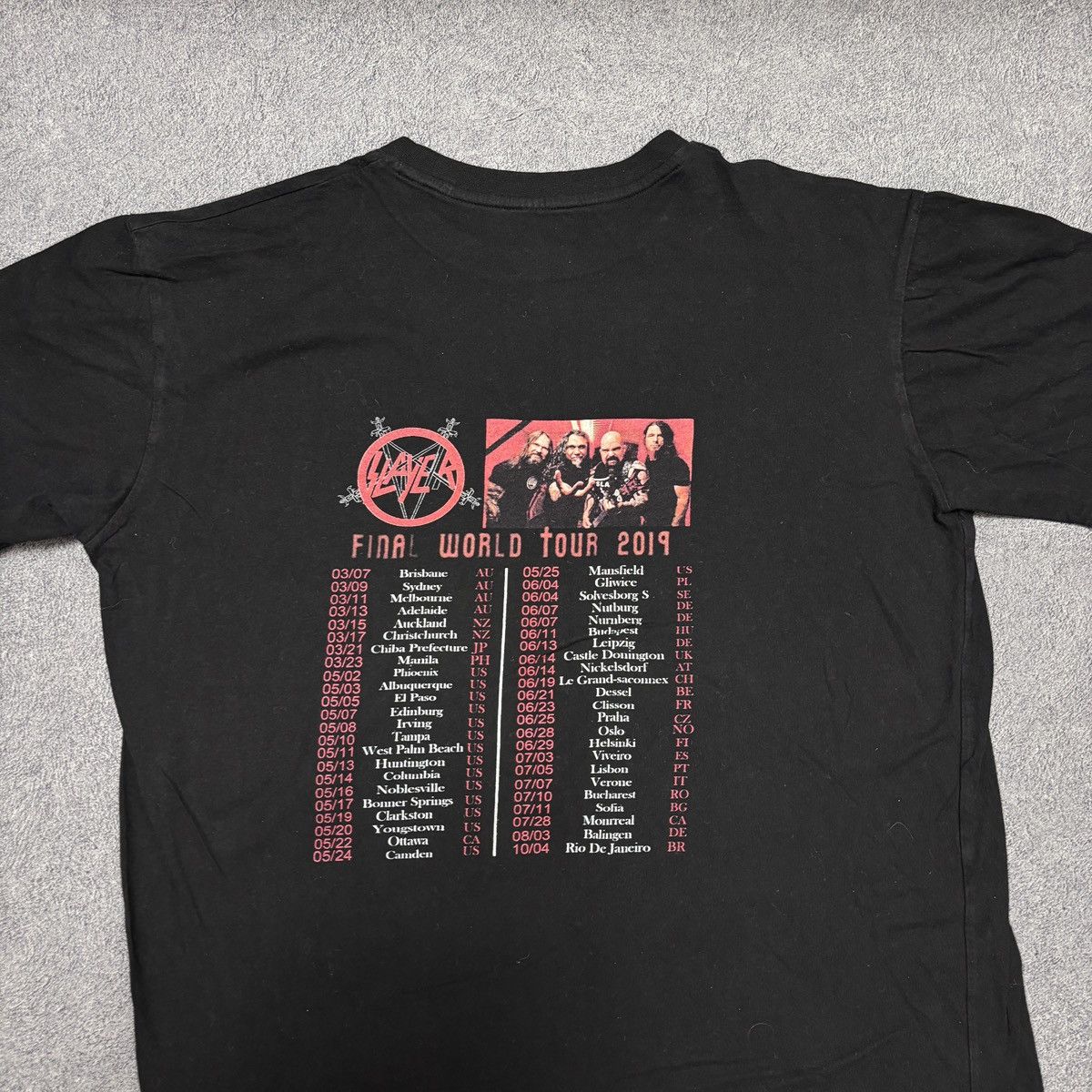 Band Tees × Slayer × Vintage Slayer Vintage Metal Band T Shirts Cannibal Corpse Size US L / EU 52-54 / 3 - 12 Thumbnail