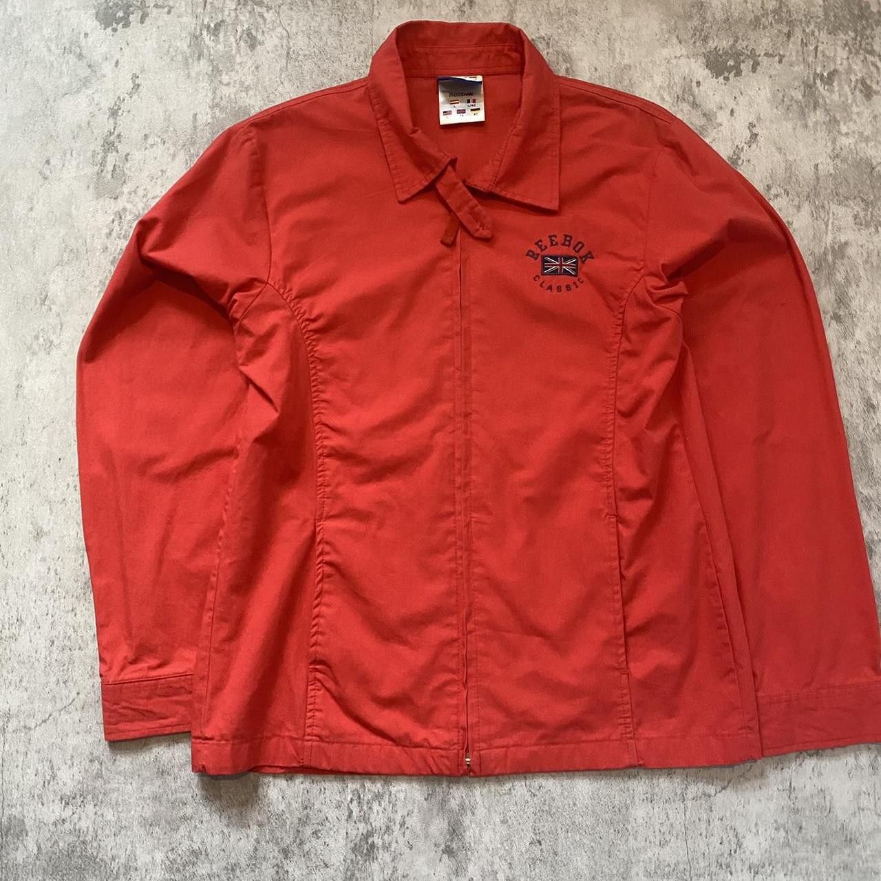 Reebok 2000s y2k Red Reebok jacket with embroidered logo Size US S / EU 44-46 / 1 - 1 Thumbnail