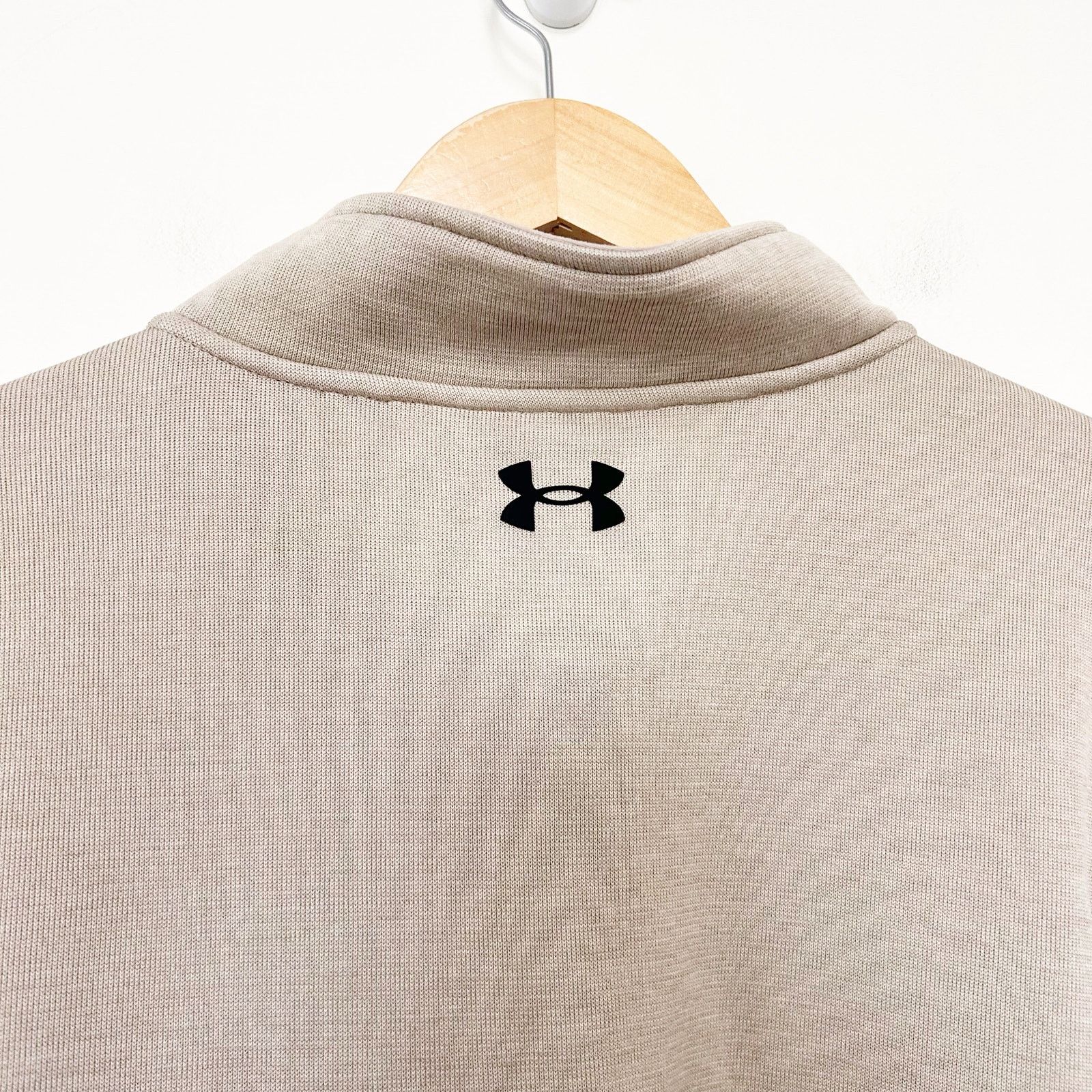 Under Armour Under Armour Coldgear Tan Quarter Zip Sweater Sz 2XL Size US XXL / EU 58 / 5 - 4 Thumbnail
