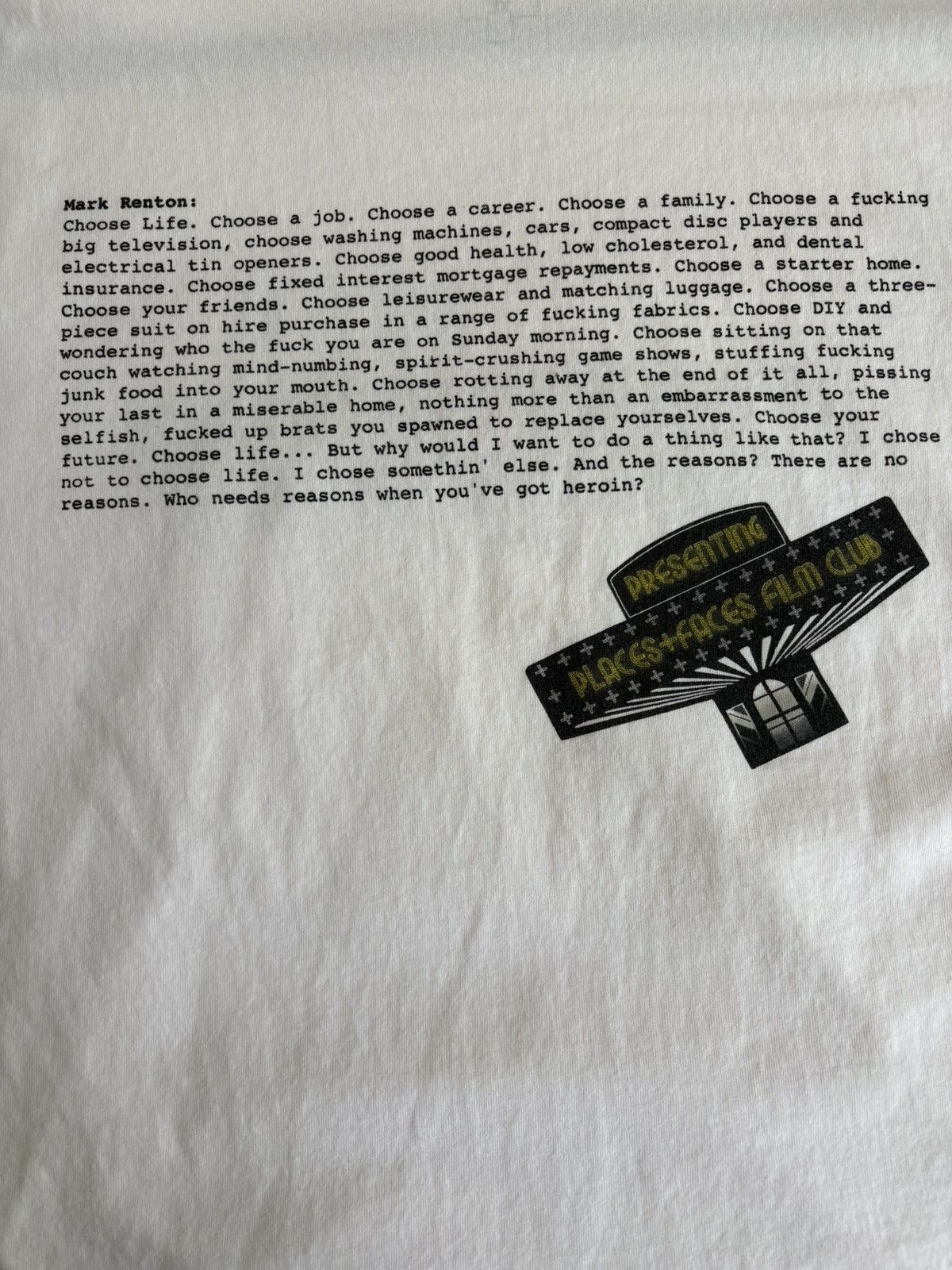 Places + Faces Trainspotting Mark Renton Shirt Size US XL / EU 56 / 4 - 3 Thumbnail