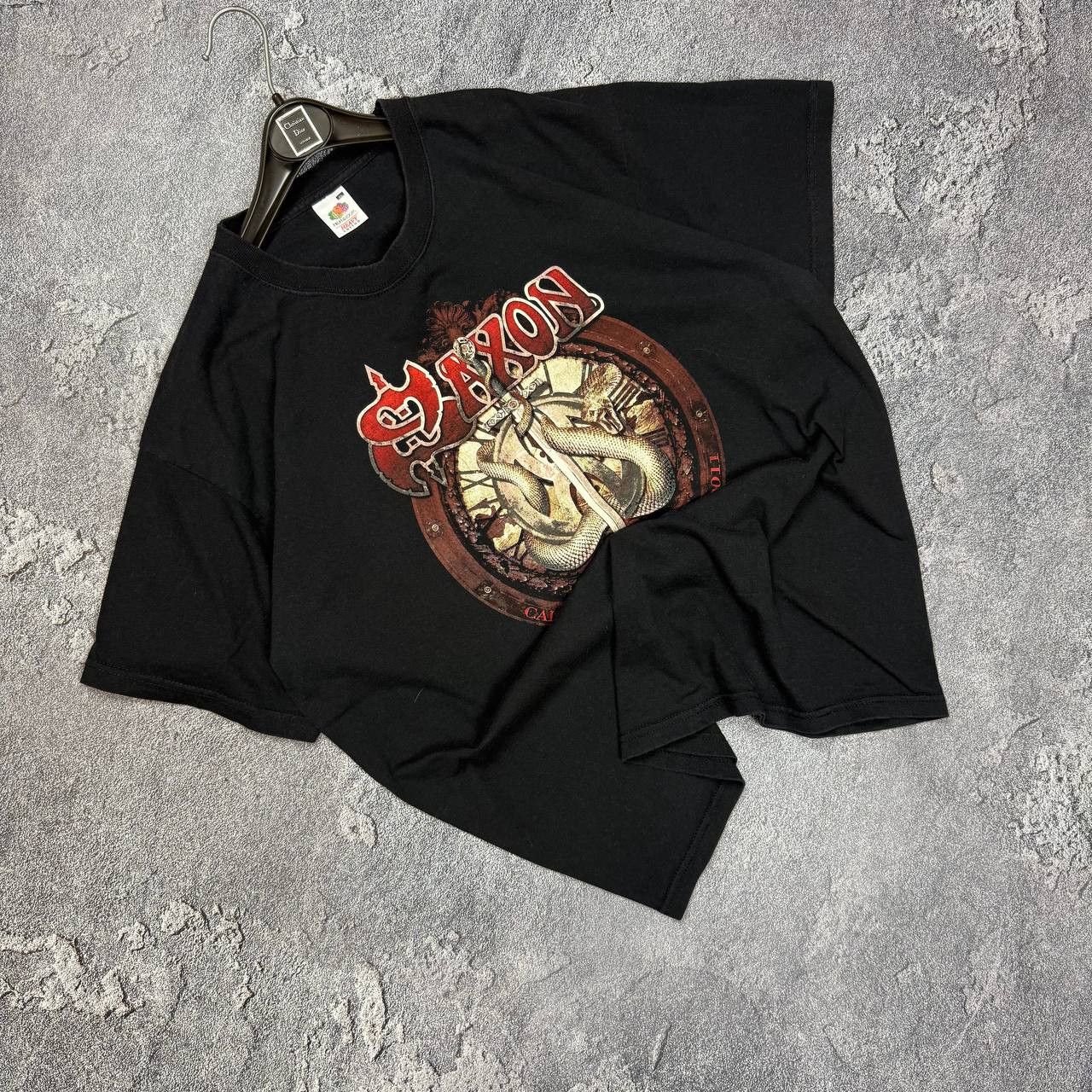 Band Tees SAXON World Tour 2011 Rock On The Ocean Black XL T-Shirt Size US XL / EU 56 / 4 - 1 Thumbnail