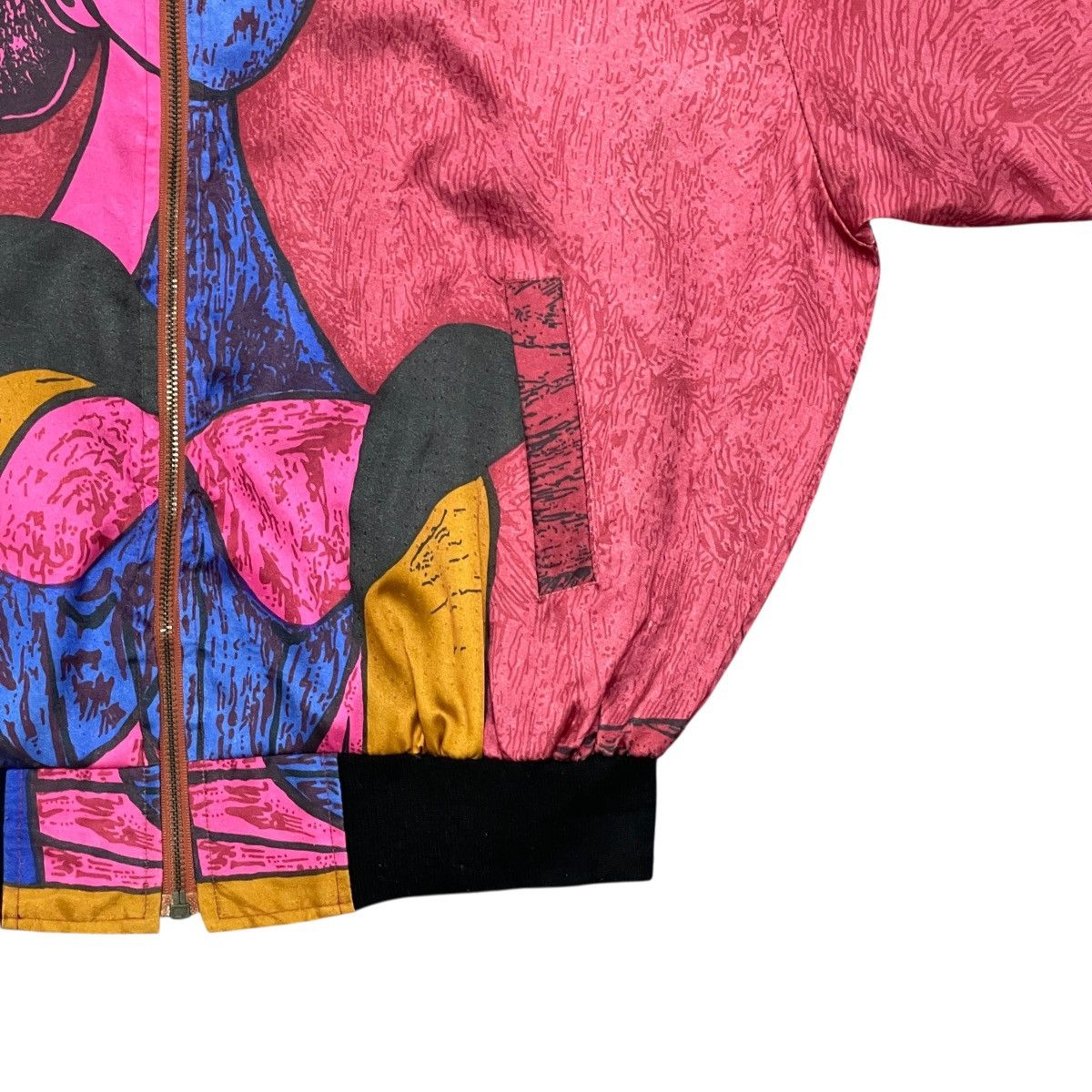 Vintage Vintage 80s Pablo Picasso Abstract Art Graphic Bomber Jacket Size US L / EU 52-54 / 3 - 3 Thumbnail