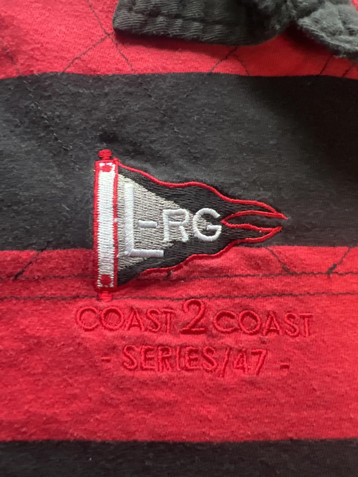 Other Vintage LRG Red and Black Striped Long Sleeve Polo Shirt XL Size US XL / EU 56 / 4 - 5 Thumbnail