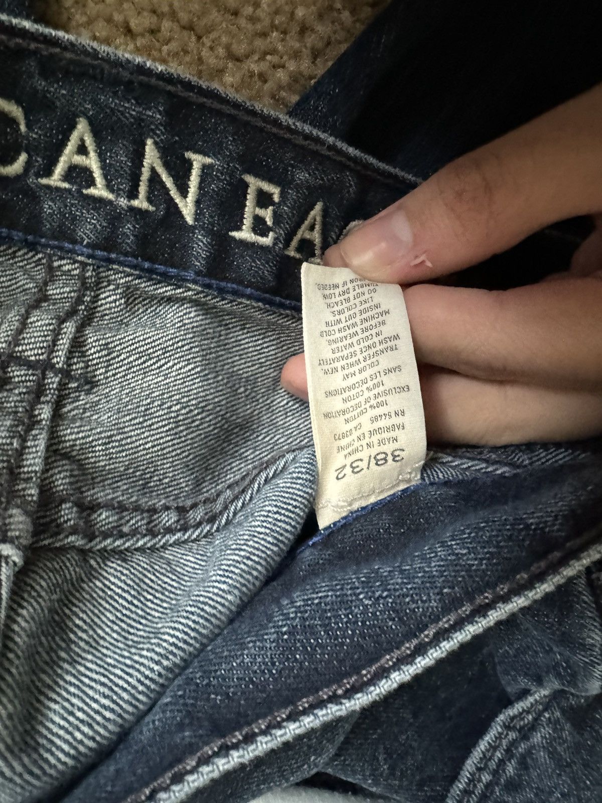 American Eagle Outfitters × Vintage AMERICAN EAGLE SLIM FIT DENIM JEANS 38x32 Size US 38 / EU 54 - 3 Thumbnail