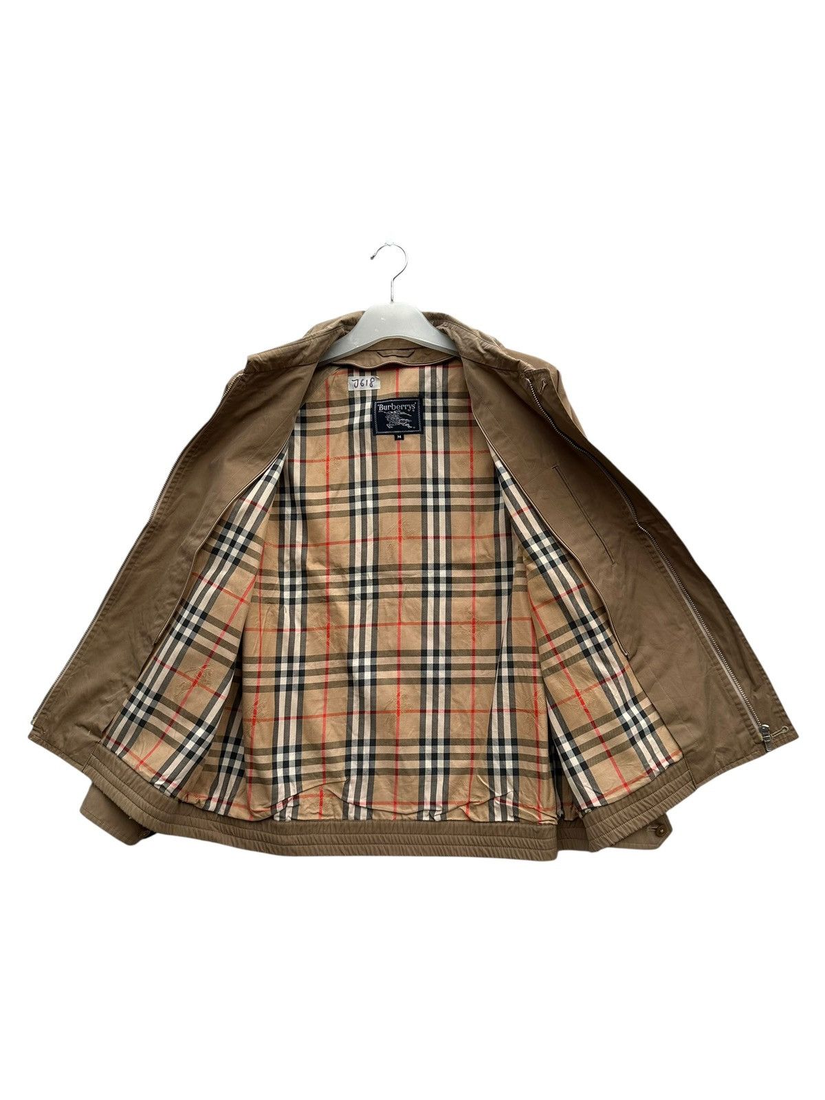 Burberry Vintage Burberrys Nova Check Lined Harrington Jacket Size US M / EU 48-50 / 2 - 1 Thumbnail