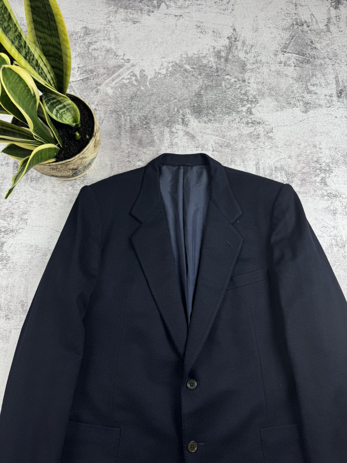 Saint Laurent Paris Saint Laurent Rive Gauche Vintage 54R Cashmere Classic Luxury Blazer Suit Jacket Size 54R - 5 Thumbnail
