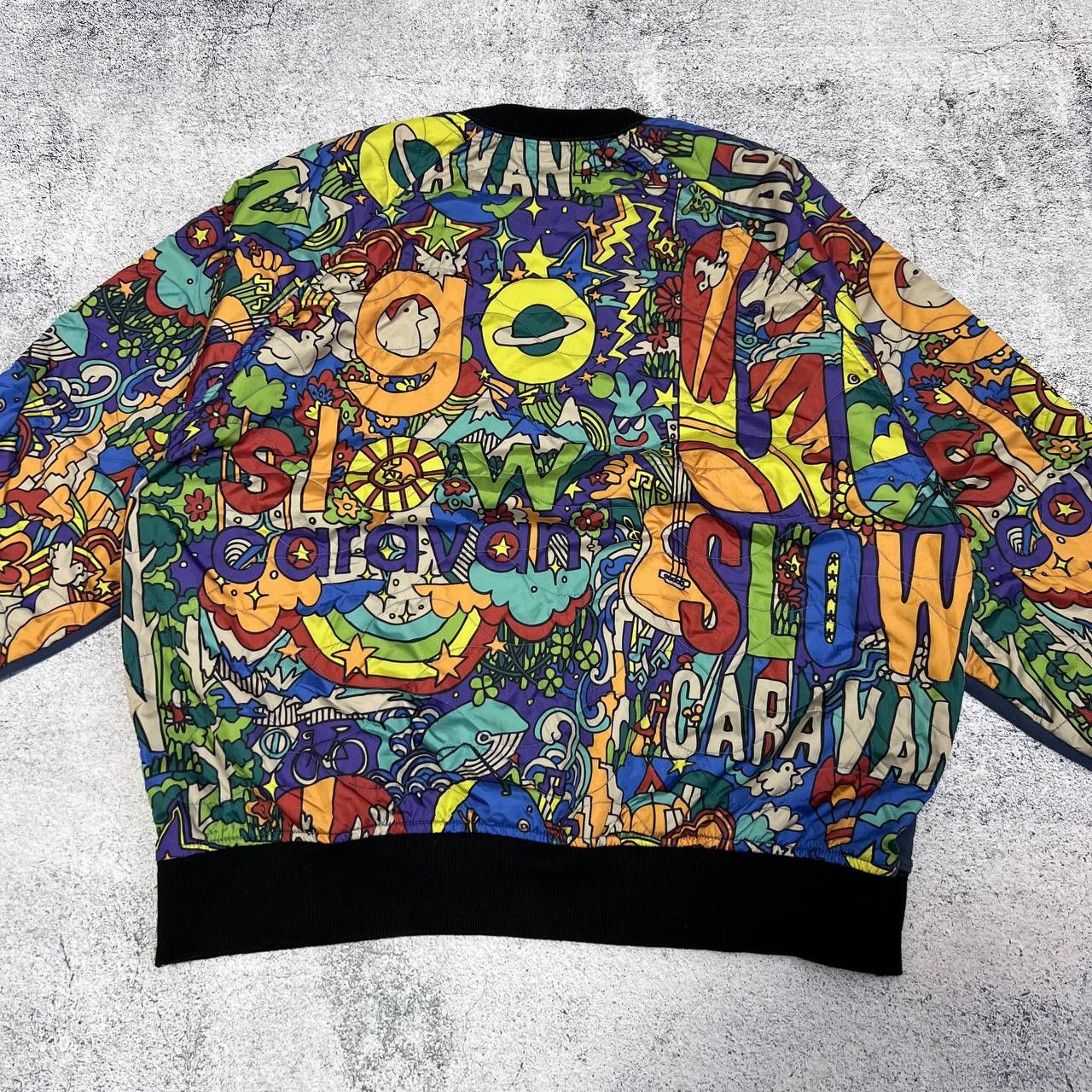 Japanese Brand × go slow caravan Go Slow Caravan Multicolored Sweatshirt Japan Size US M / EU 48-50 / 2 - 2 Thumbnail