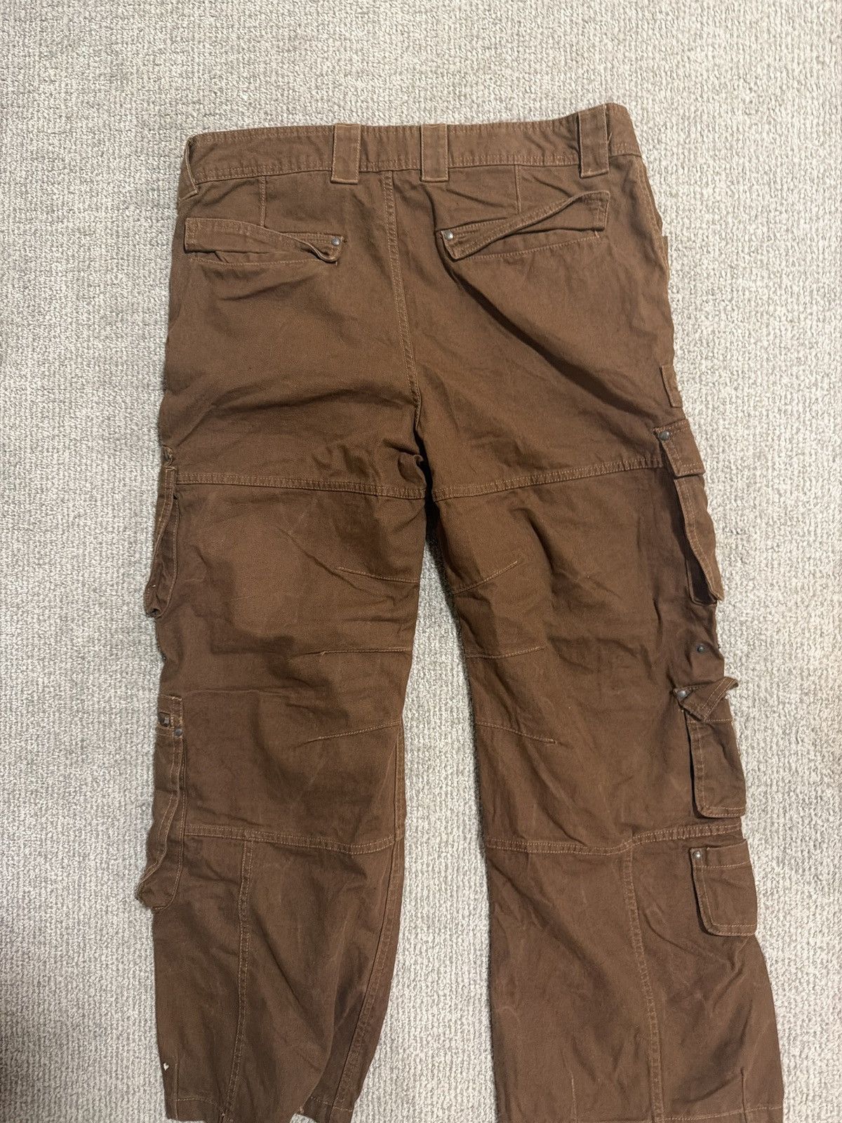 Zara Denim cargo pants Size US 38 / EU 54 - 4 Thumbnail