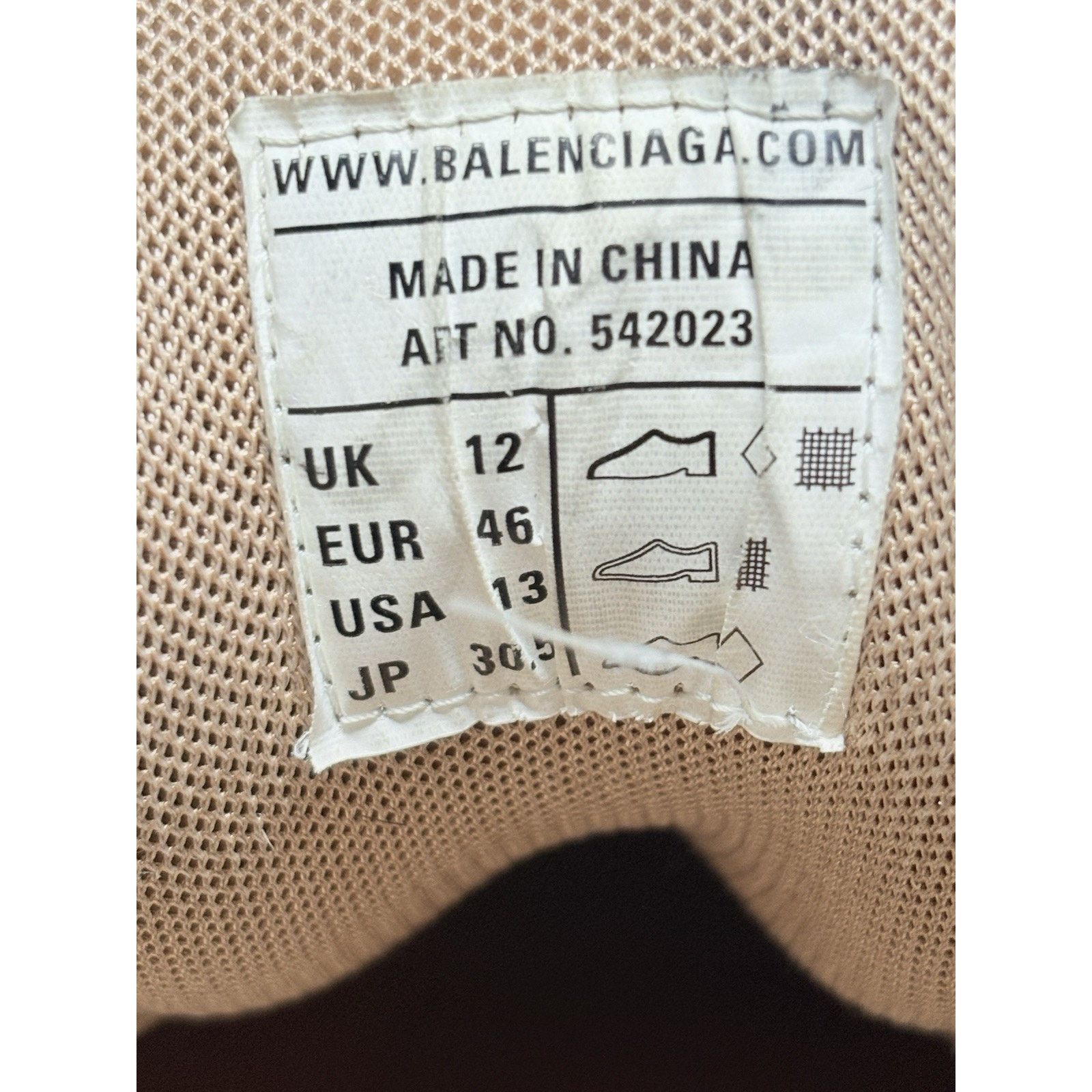 Balenciaga Balenciaga Track Sneaker ' Beige ' | GOOD CONDITION Size US 13 / EU 46 - 14 Thumbnail