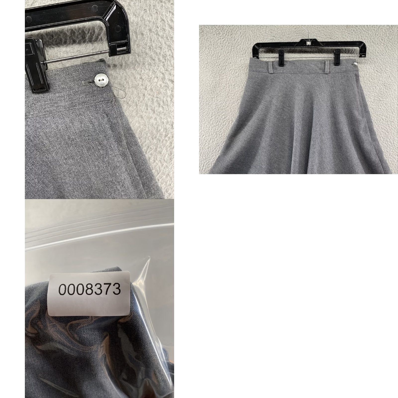 Sears VTG Sears The Fashion Place Gray Flare Skirt Women’s 14 Casual 1980s Disco Skirt Womens B00s? Size 36" / US 14 / IT 50 - 8 Thumbnail