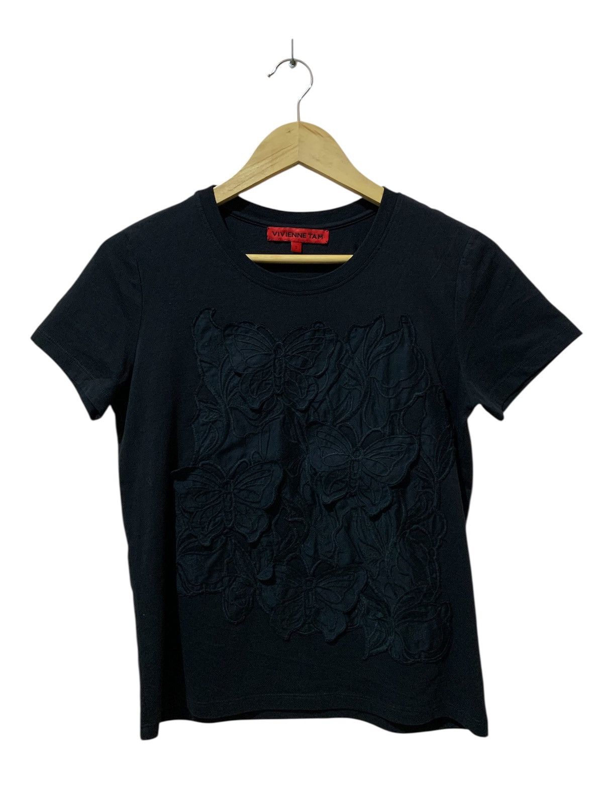 Vivienne Tam Vivienne Tam - Butterfly Applique - Shirt Size S / US 4 / IT 40 - 1 Thumbnail