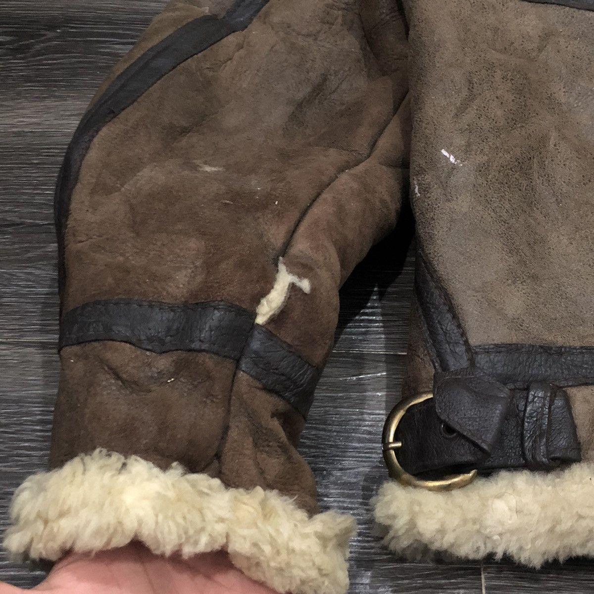 Schott Schott Bros B-3 classic WWII sheepskin leather“bomber”jacket Size US M / EU 48-50 / 2 - 20 Thumbnail