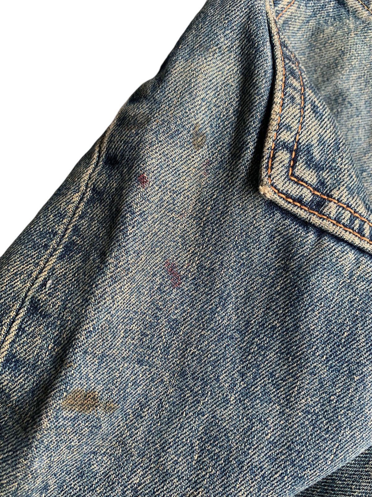Edwin × Kapital EDWIN SELVEDGE 505X BUTTON FLY DISTRESSED DENIM Size US 30 / EU 46 - 16 Thumbnail