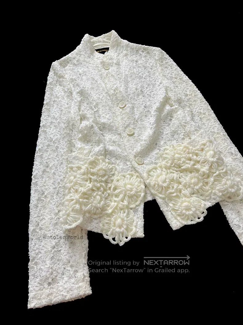 Comme des Garcons Comme Des Garcons Lace applique jacket Size M / US 6-8 / IT 42-44 - 2 Thumbnail
