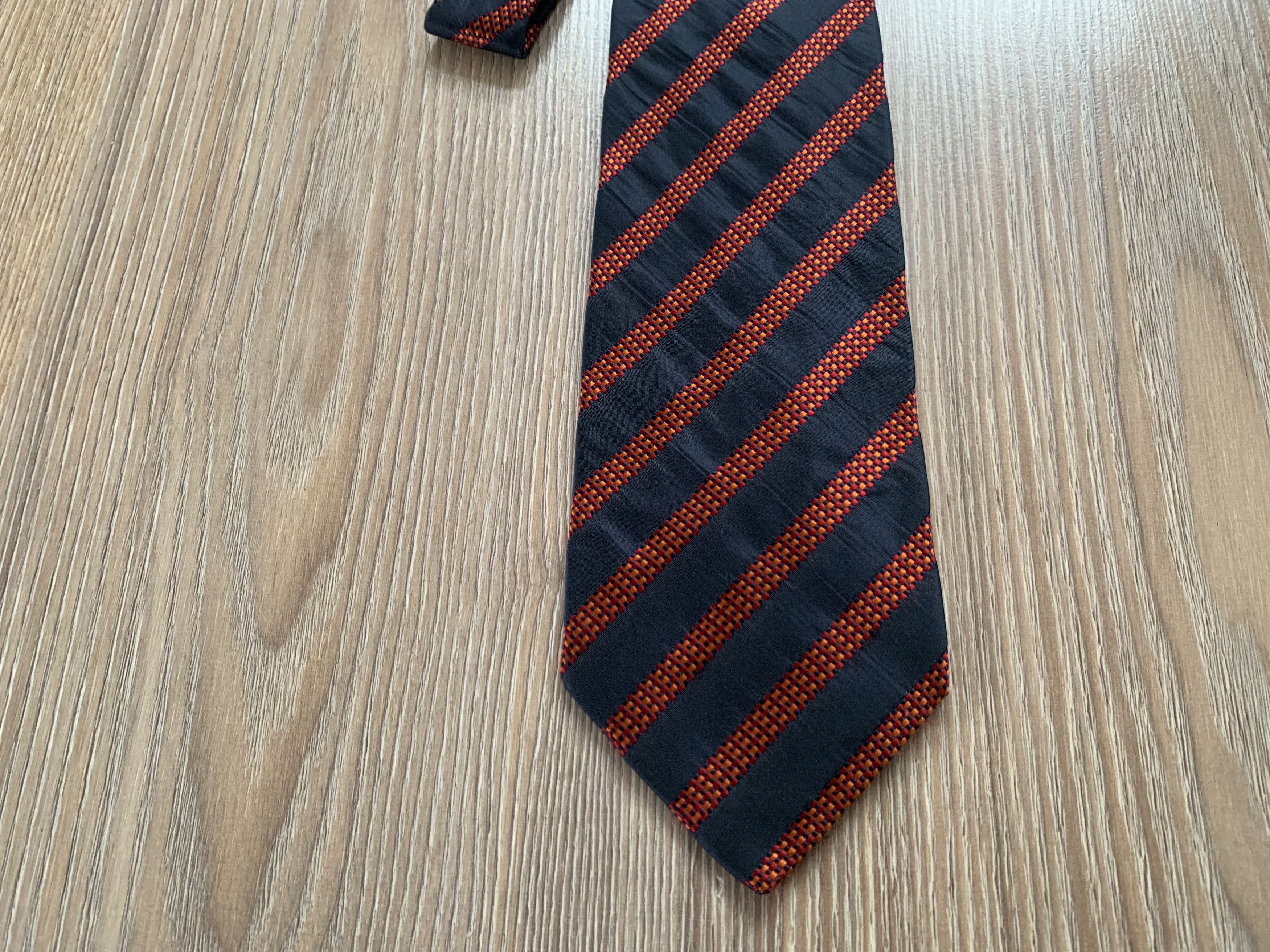 Bally Vintage Bally Italian Stripe Patterned Neck Tie Size ONE SIZE - 4 Thumbnail