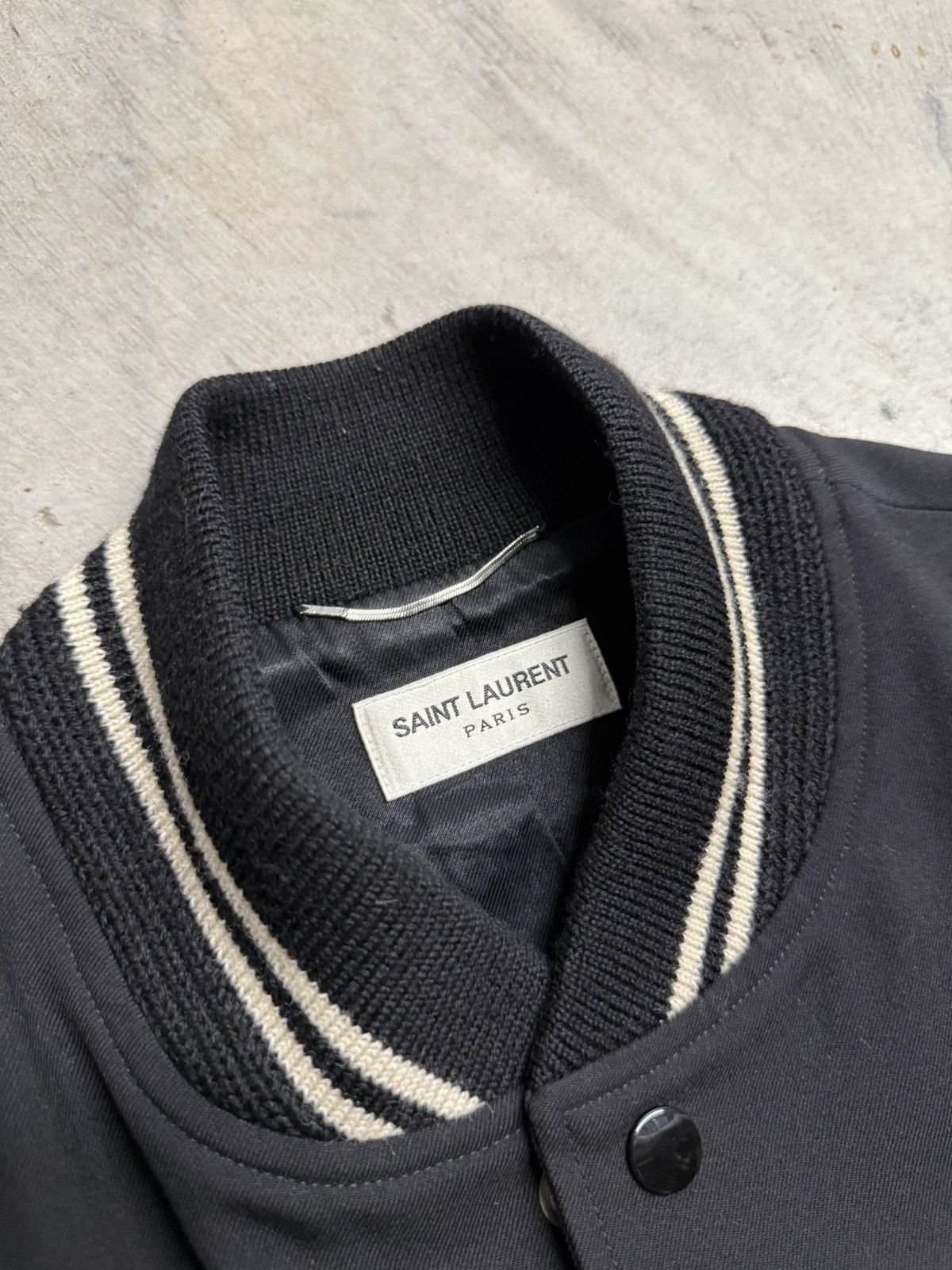 Saint Laurent Paris Saint Laurent S/S16 Studded Surf & Sound Teddy Jacket Size US M / EU 48-50 / 2 - 6 Thumbnail