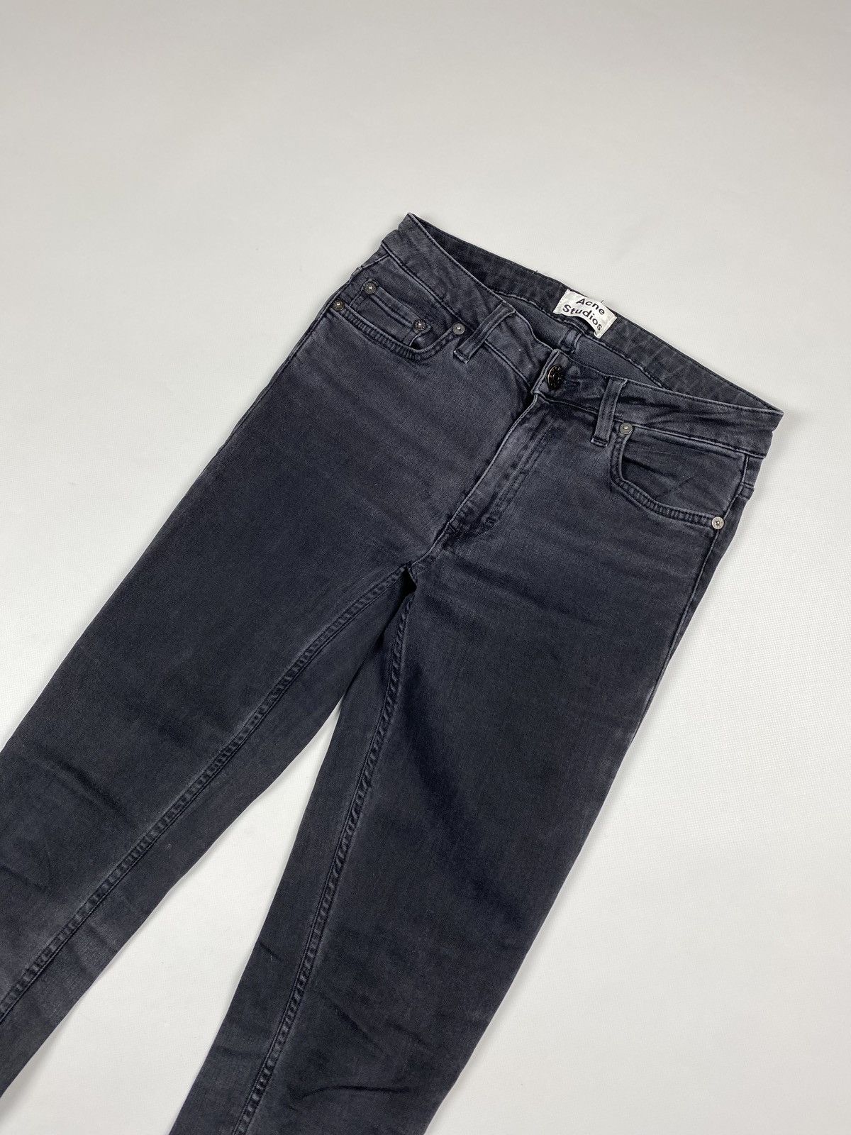 Acne Studios Acne Studios Flex Used Black ladies jeans size 26 / 32 Size 26" / US 2 / IT 38 - 4 Thumbnail