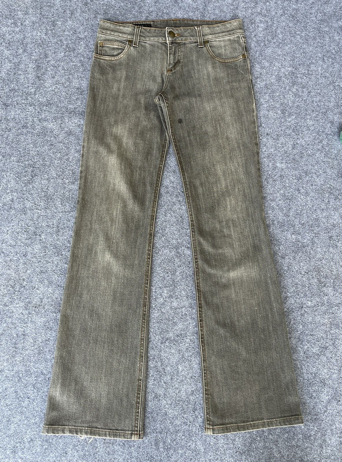Gucci Vintage🔥Gucci🔥Flared Elastane Denim Y2k Size 29" - 2 Thumbnail