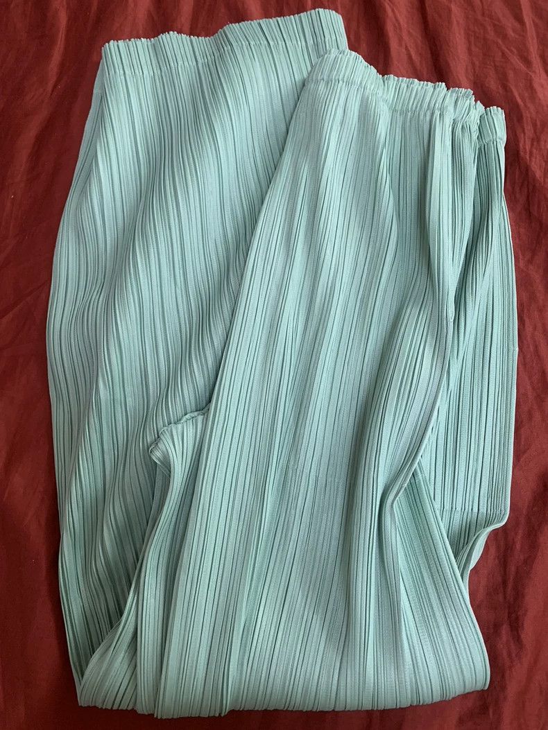 Issey Miyake Issey Miyake size:3 Matcha pleated pants Size 42" / US 20 - 6 Thumbnail